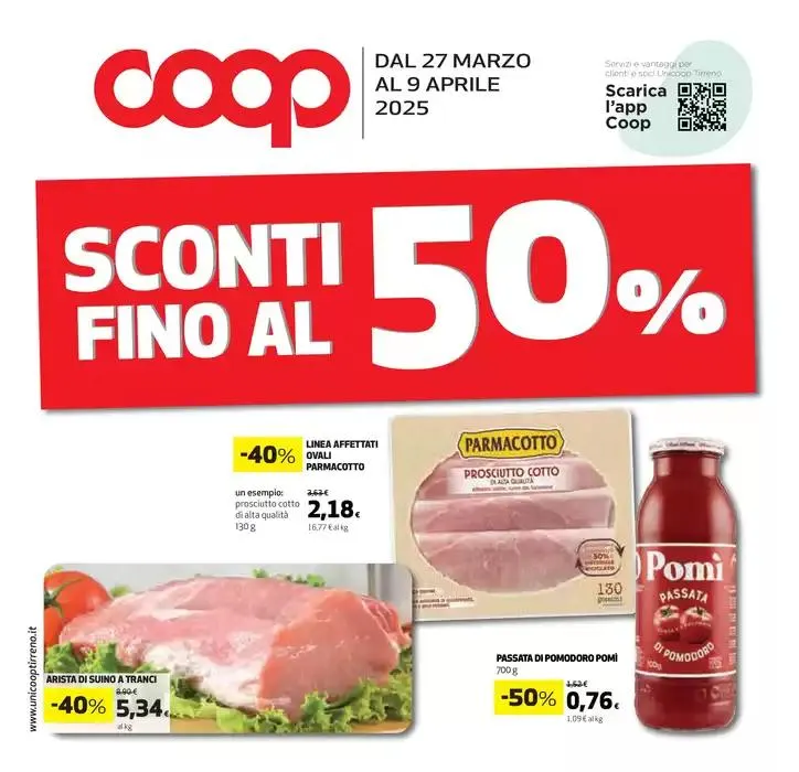 Sconti fino al 50% da 27 marzo a 9 aprile di 2025 - Pagina del volantino 1
