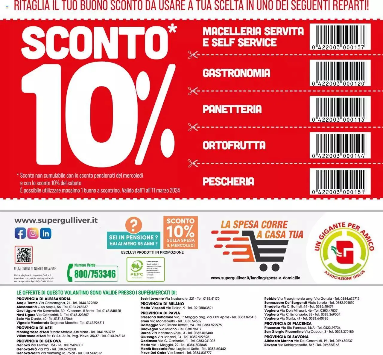 Volantino Gulliver Più Grandi da 1 marzo a 11 marzo di 2024 - Pagina del volantino 20