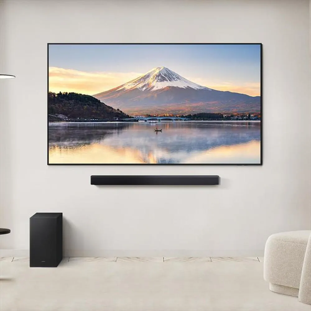 SAMSUNG - Soundbar HW-B450F/ZF, 2.1 canali, Wireless Dolby-Titan Black