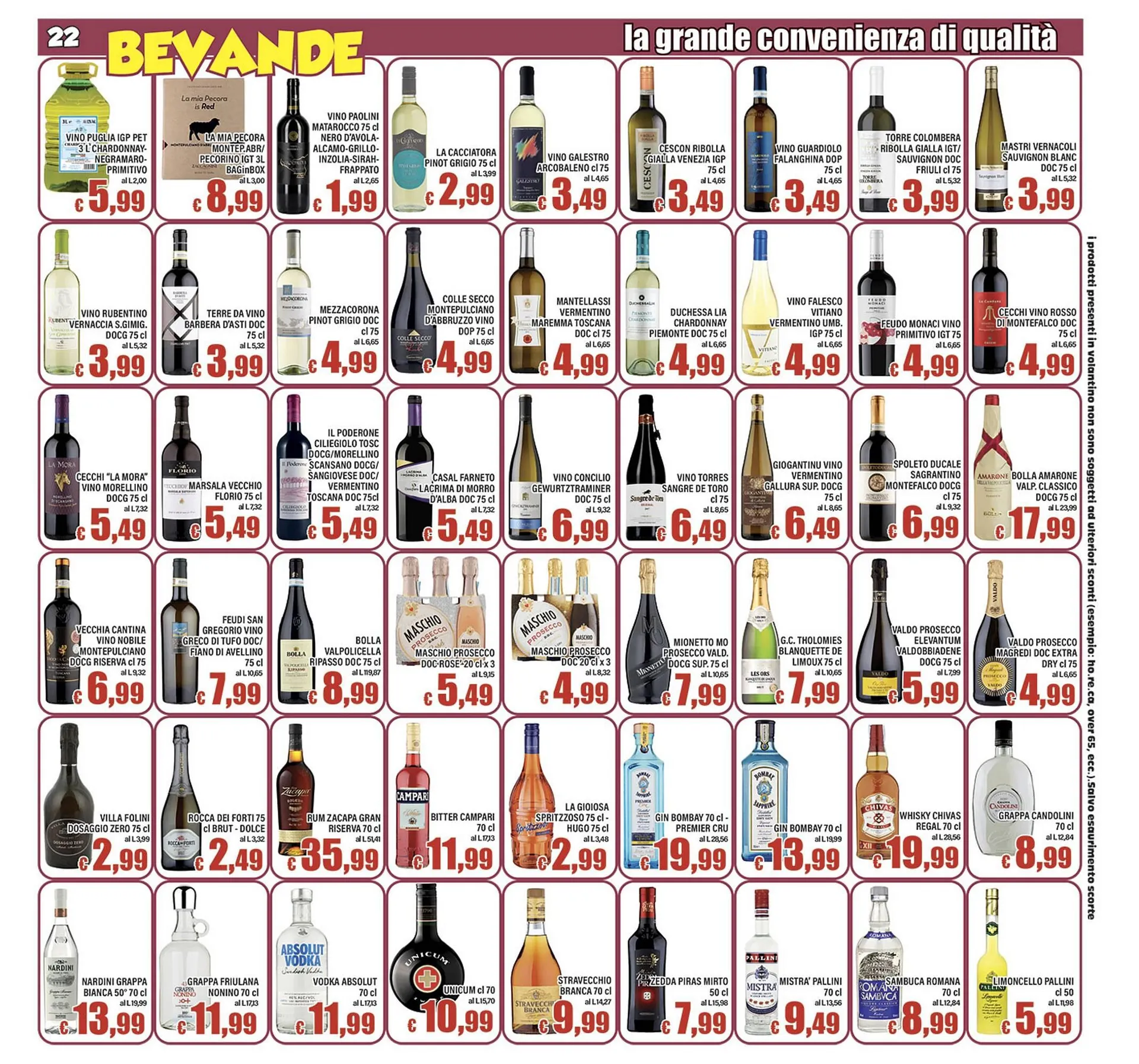 Volantino Top Supermercati da 17 marzo a 26 marzo di 2026 - Pagina del volantino 22