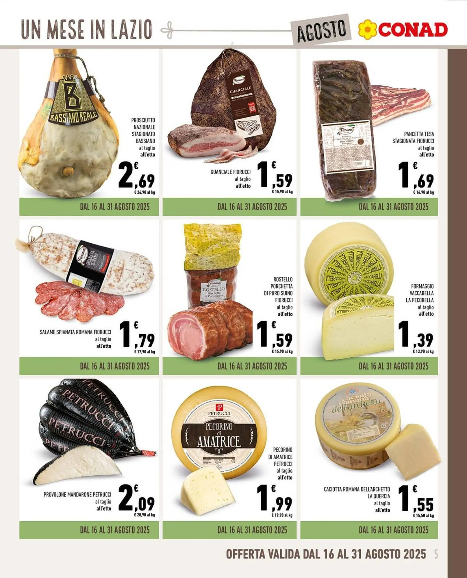 Volantino Conad da 30 luglio a 31 agosto di 2025 - Pagina del volantino 5