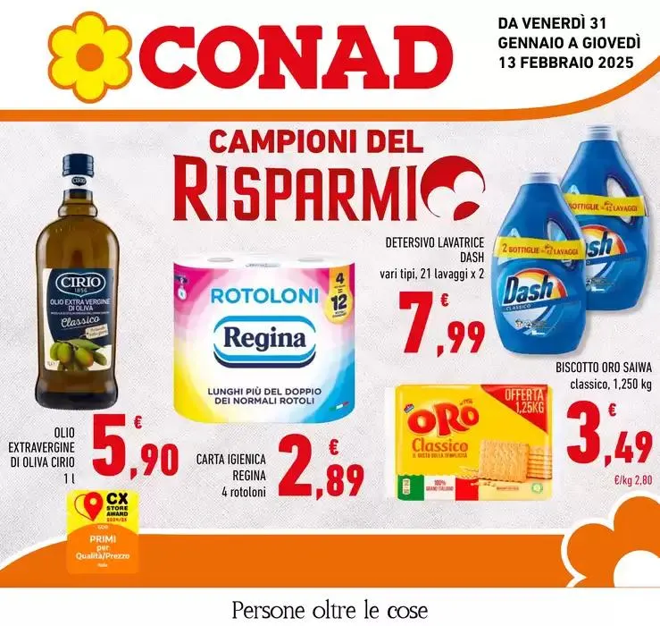 CAMPIONI DEL RISPARMIO da 31 gennaio a 13 febbraio di 2025 - Pagina del volantino 1