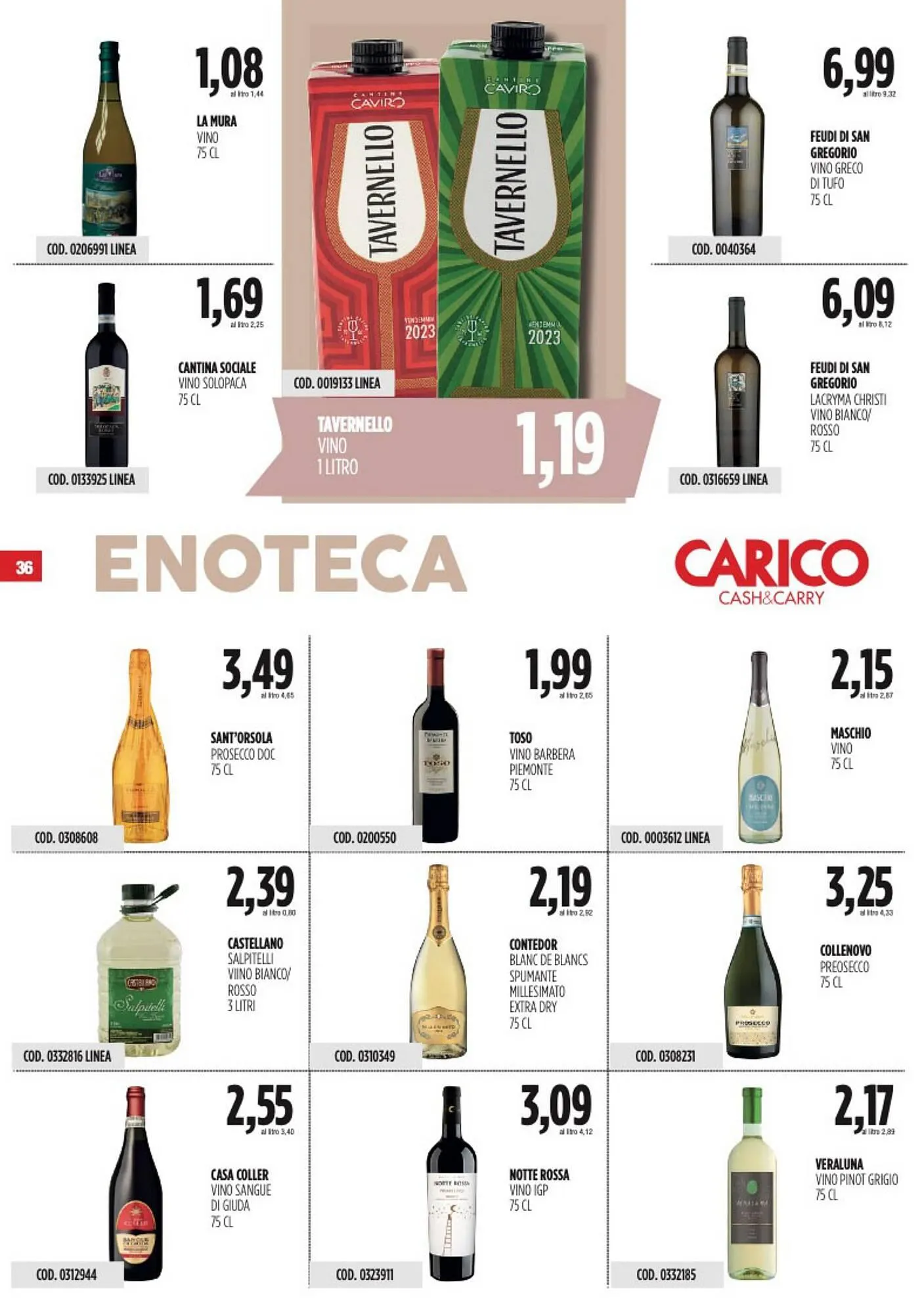 Volantino Carico Cash & Carry da 5 giugno a 18 giugno di 2025 - Pagina del volantino 36