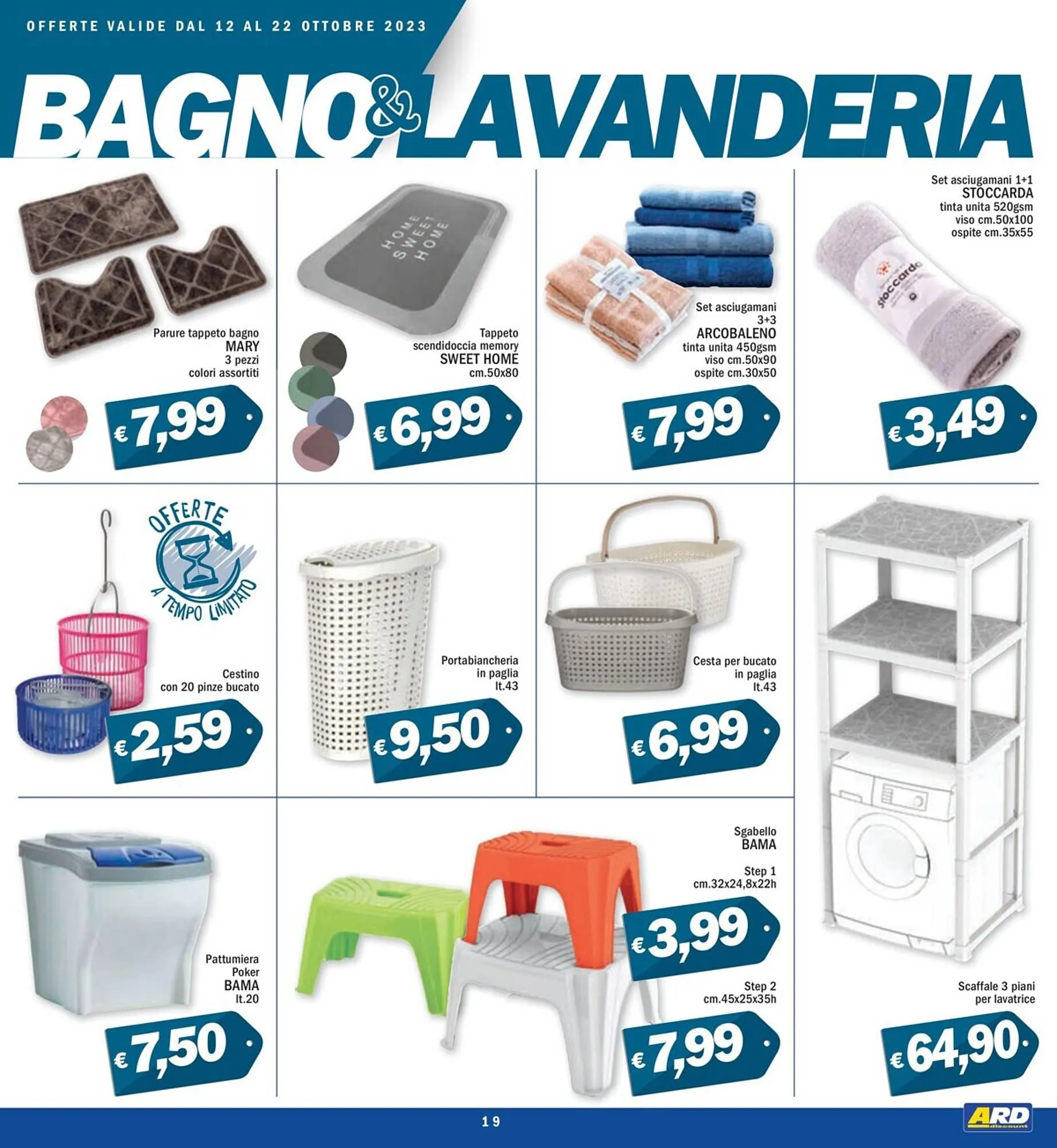 Volantino Ard Discount da 12 ottobre a 22 ottobre di 2023 - Pagina del volantino 19
