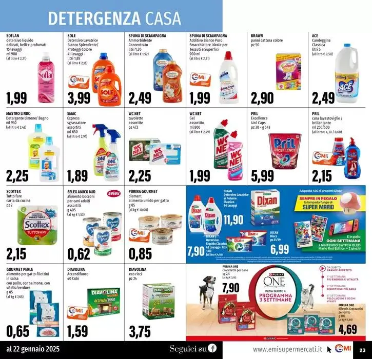 Tanti prodotti a 0.99 da 9 gennaio a 22 gennaio di 2025 - Pagina del volantino 23