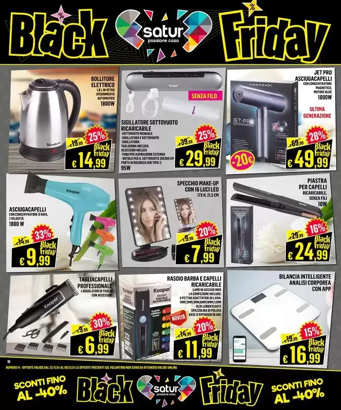 I veri sconti fino al -40% da 22 novembre a 8 dicembre di 2024 - Pagina del volantino 10
