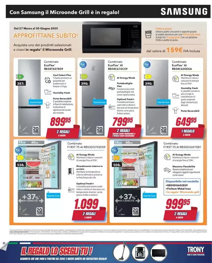 Il regalo lo scegli tu da Trony! da 12 aprile a 7 maggio di 2025 - Pagina del volantino 32