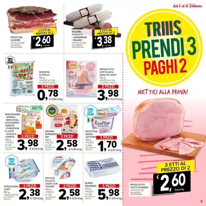 3x2 da 6 febbraio a 16 febbraio di 2025 - Pagina del volantino 3