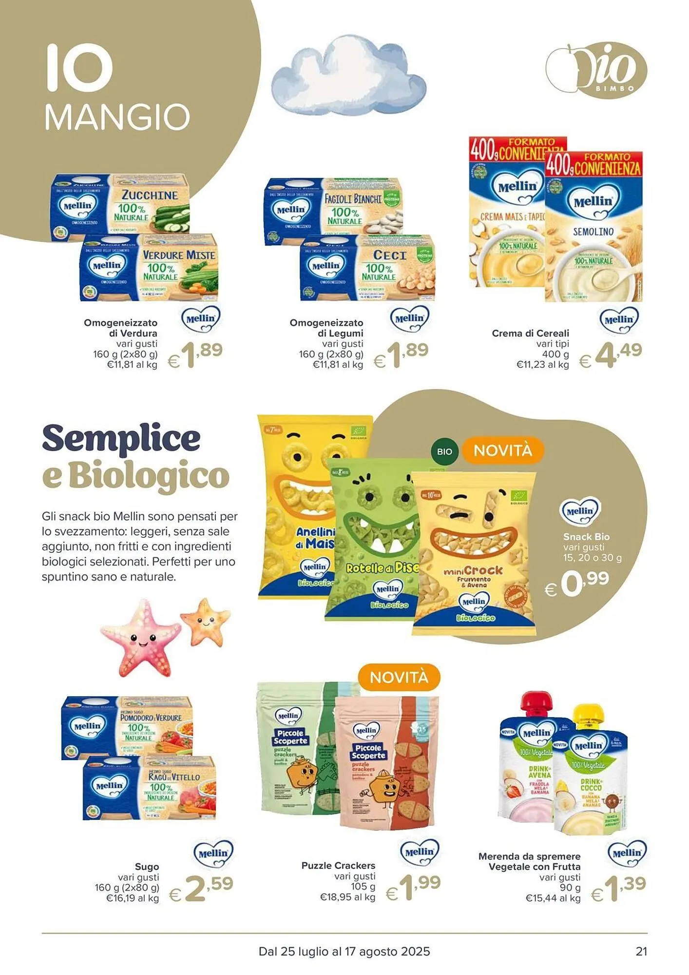 Volantino Io Bimbo da 25 luglio a 17 agosto di 2025 - Pagina del volantino 21
