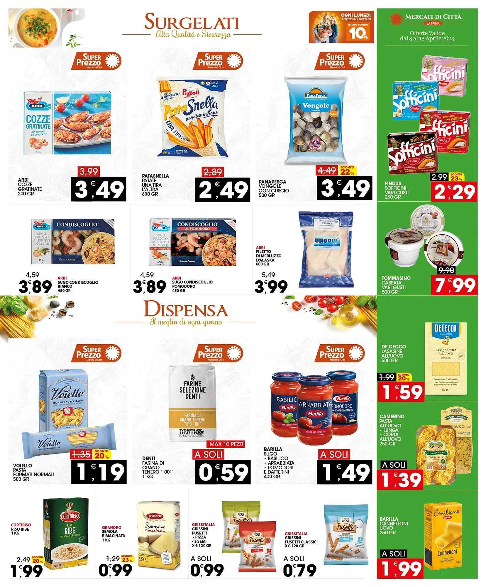Volantino Mercati di Città La Prima da 4 aprile a 13 aprile di 2024 - Pagina del volantino 13