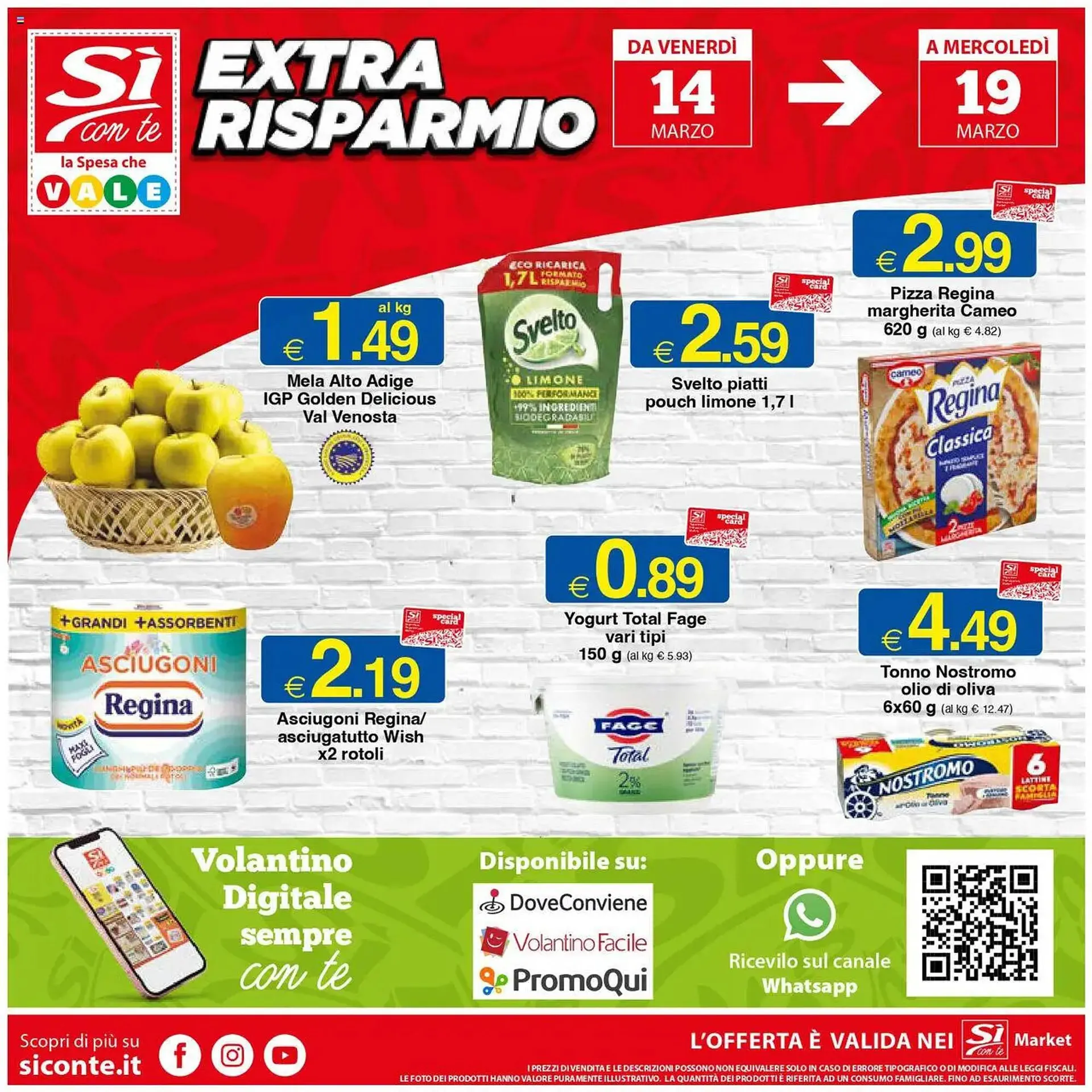 Volantino Sì con te - 1