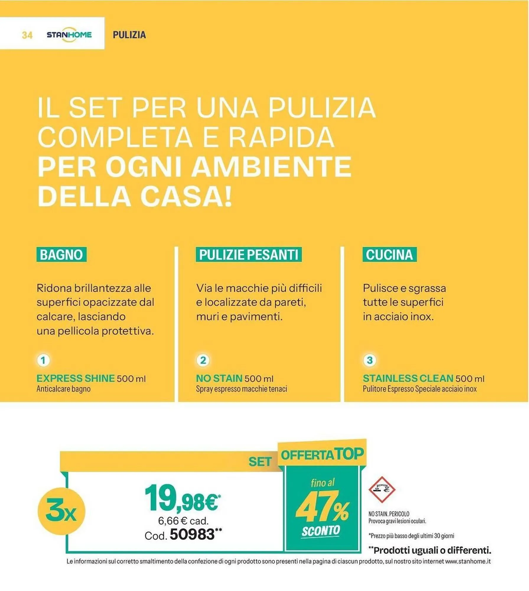 Catalogo Stanhome da 21 ottobre a 7 novembre di 2025 - Pagina del volantino 34