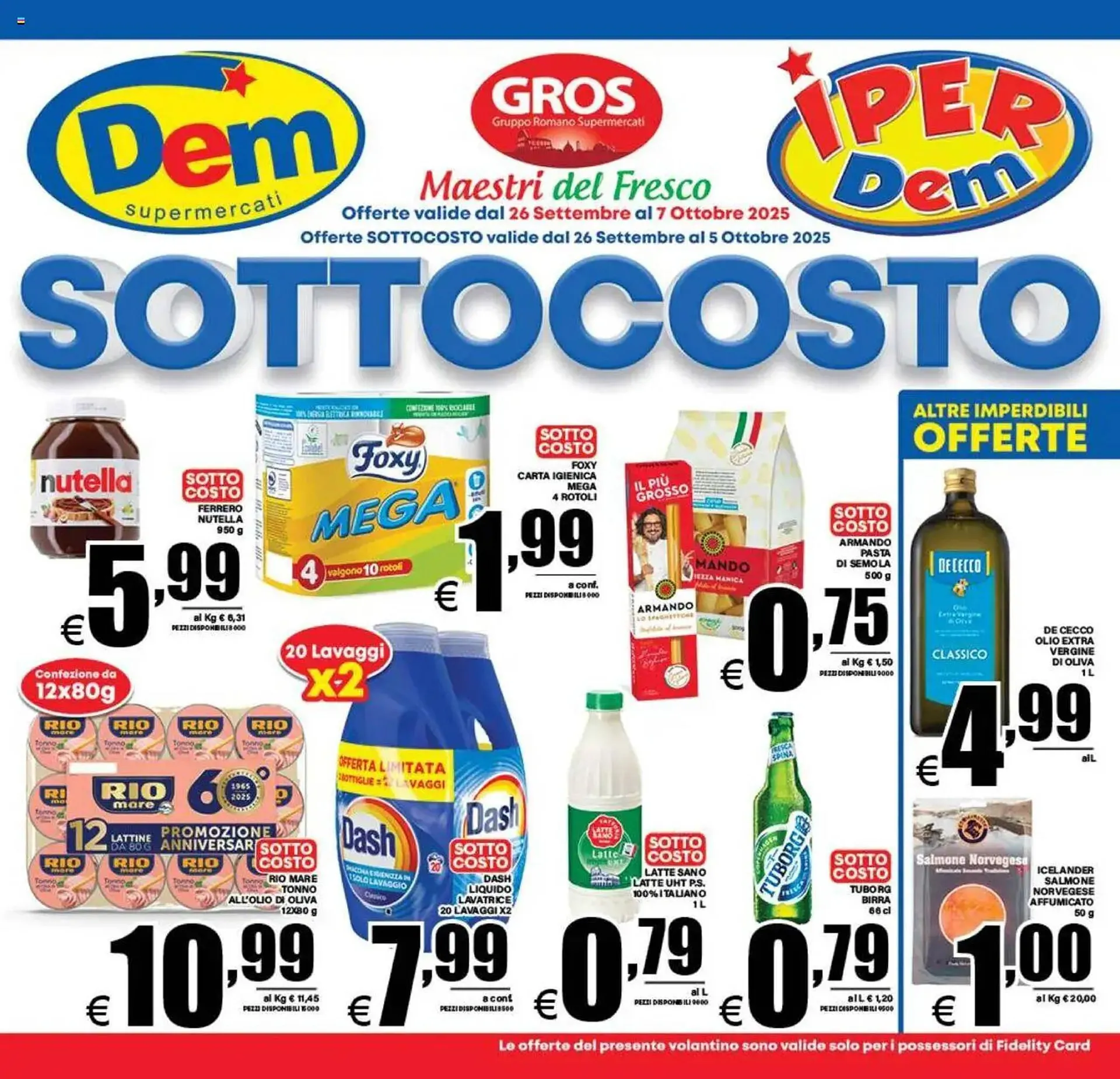 Volantino DEM da 26 settembre a 7 ottobre di 2025 - Pagina del volantino 1