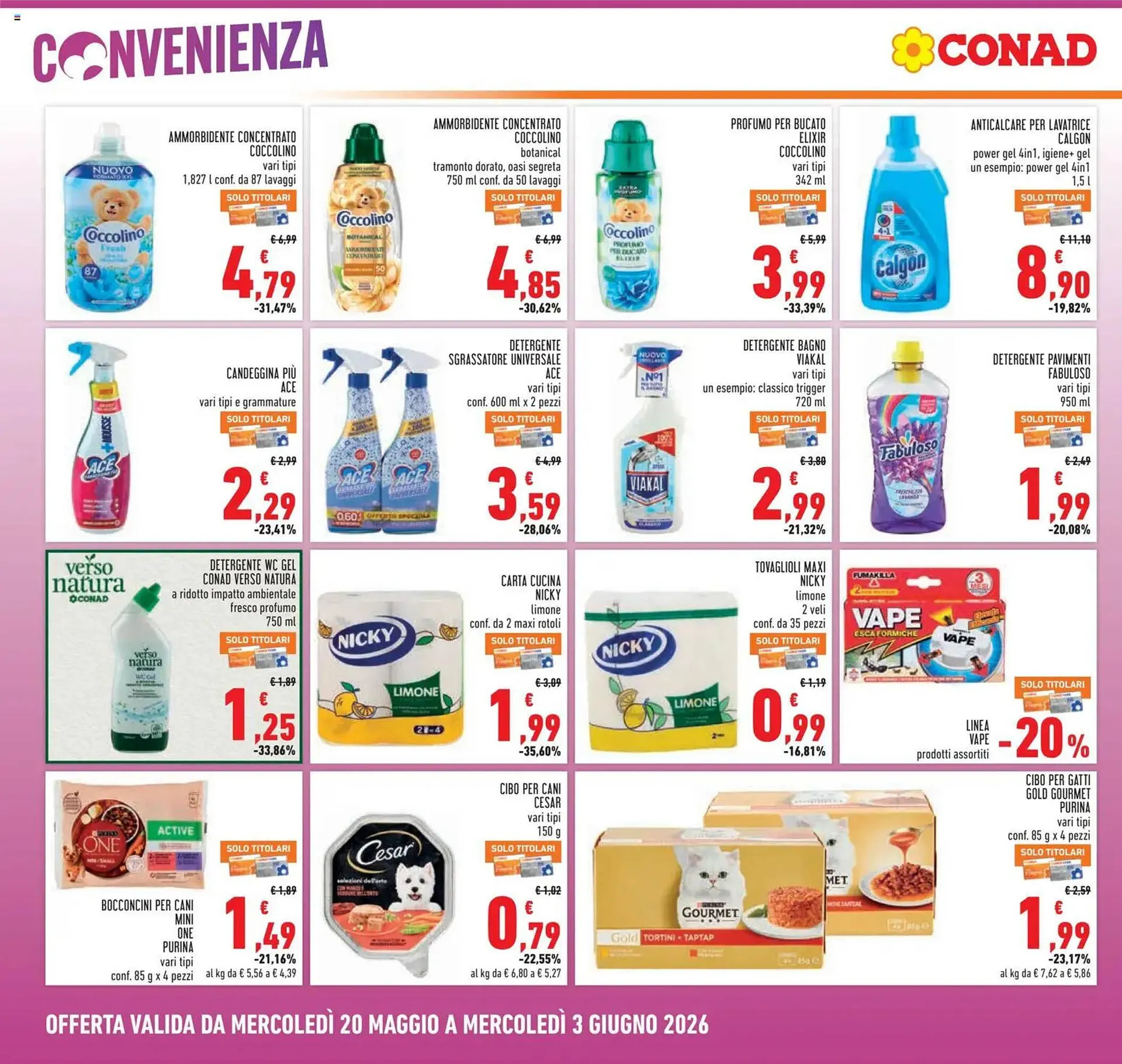 Volantino Conad da 20 maggio a 3 giugno di 2026 - Pagina del volantino 6