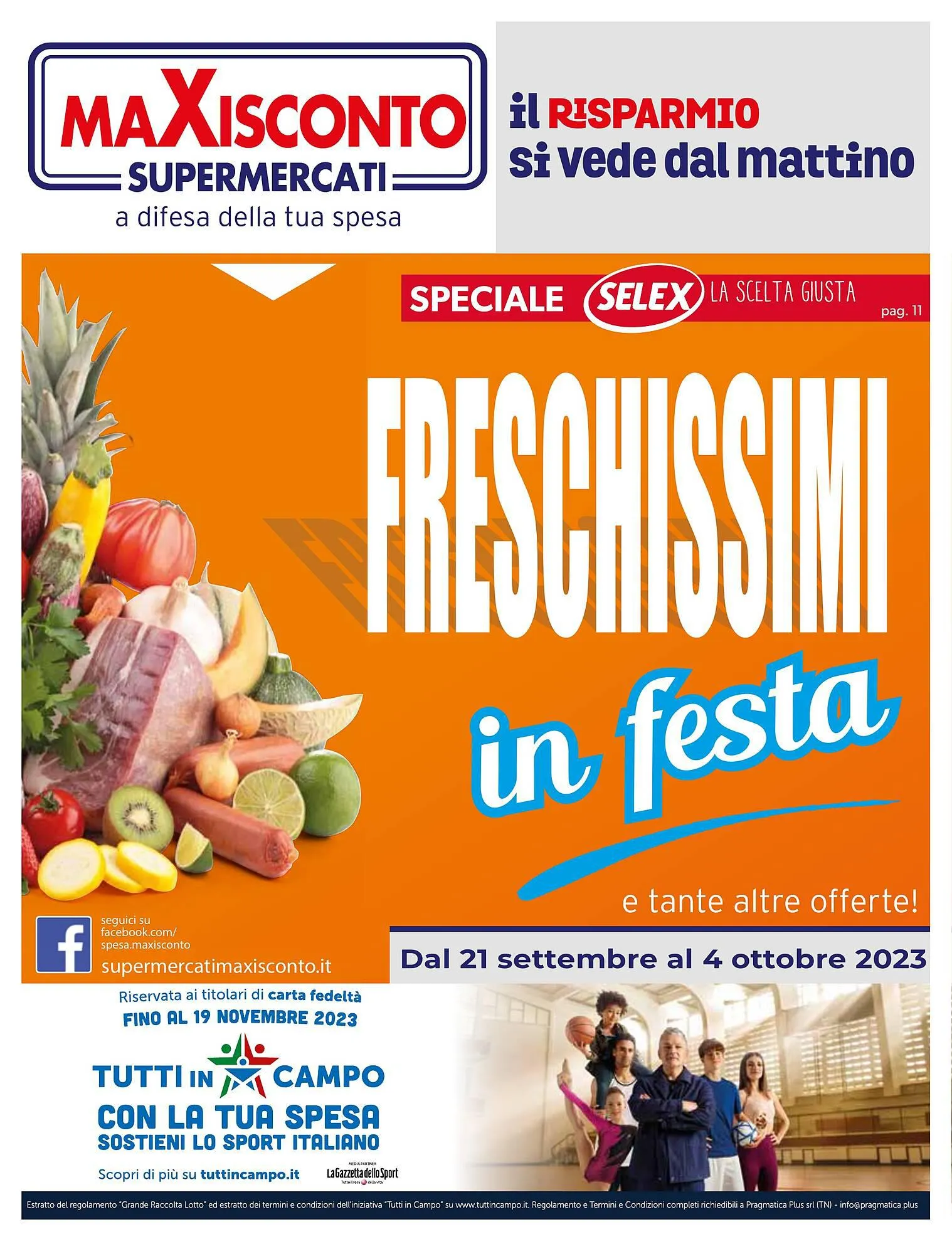 Volantino Maxisconto da 21 settembre a 4 ottobre di 2023 - Pagina del volantino 1