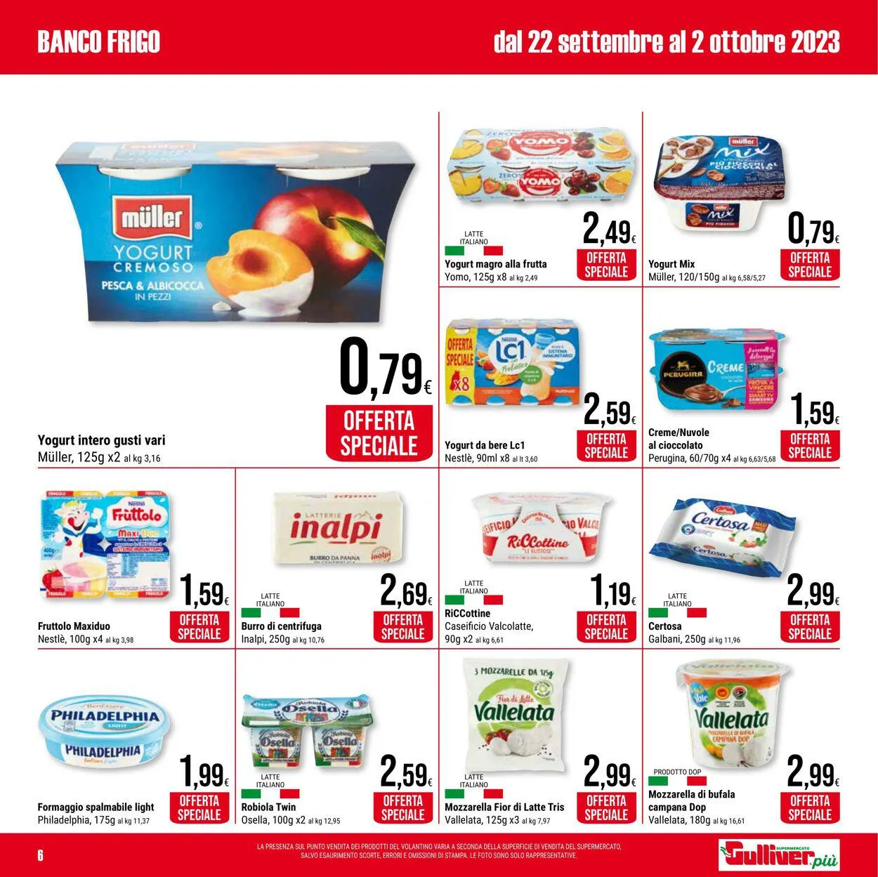 Gulliver da 22 settembre a 2 ottobre di 2023 - Pagina del volantino 6