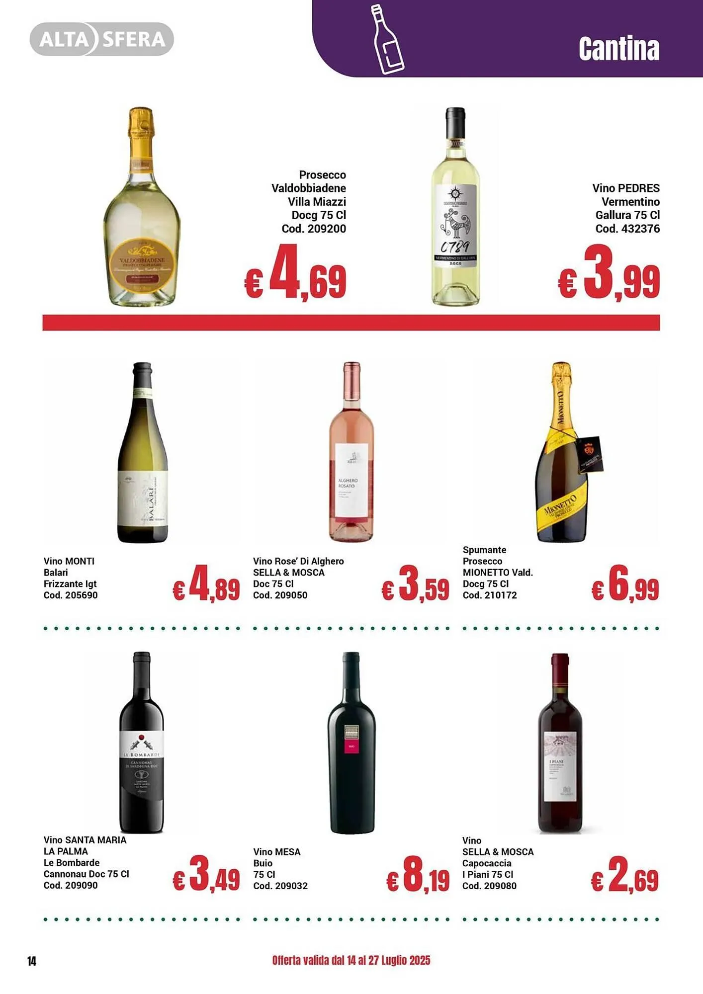 Volantino Centro Cash da 14 luglio a 27 luglio di 2025 - Pagina del volantino 14