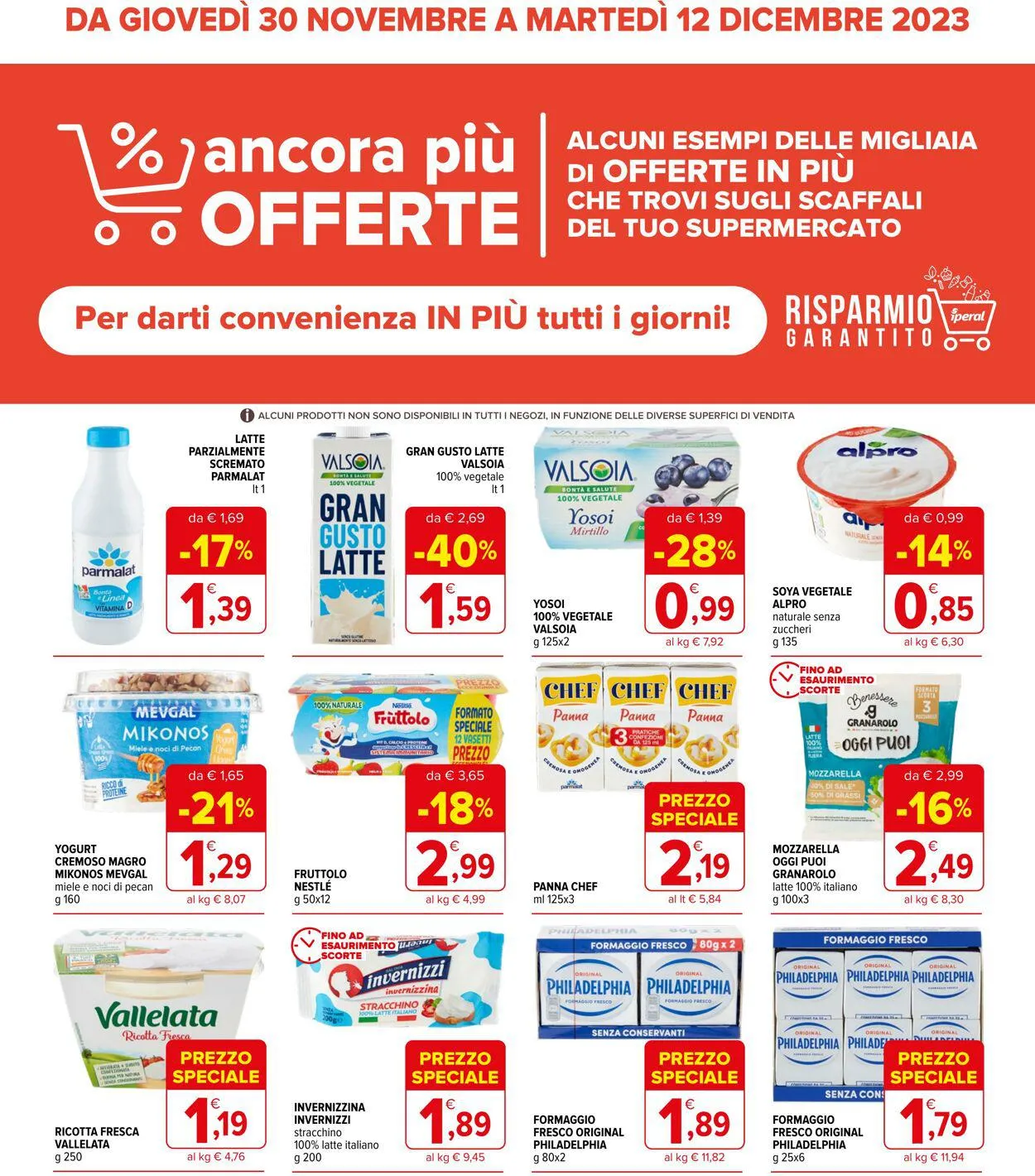 Iperal Volantino attuale da 30 novembre a 14 dicembre di 2023 - Pagina del volantino 1