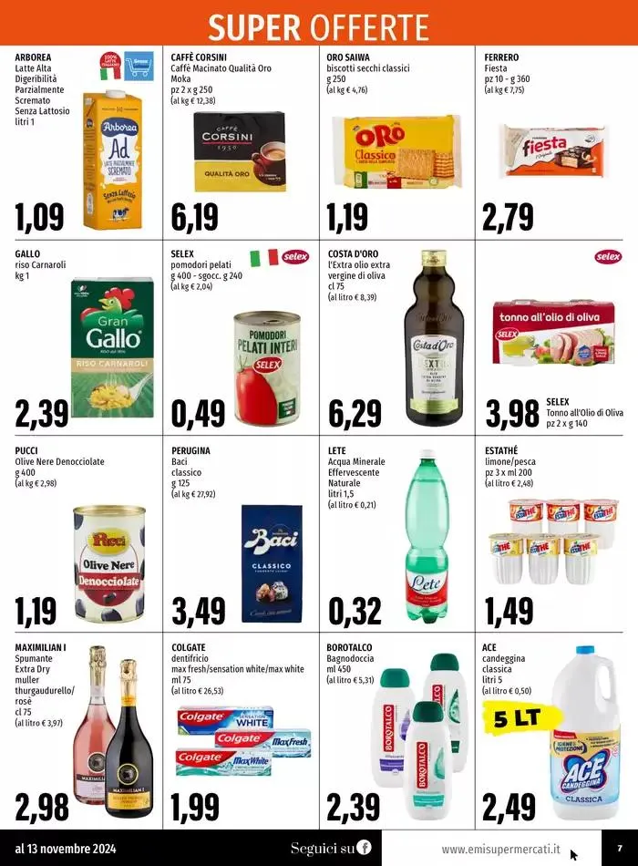 Nuovo Emi Spesa a Montecchio da 1 novembre a 14 novembre di 2024 - Pagina del volantino 7