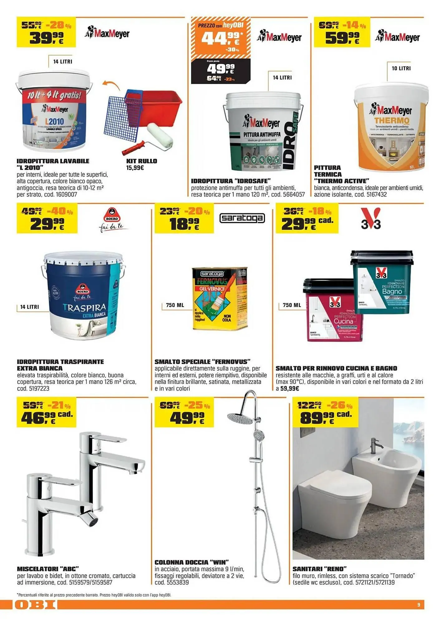 Volantino OBI da 3 aprile a 3 maggio di 2026 - Pagina del volantino 9