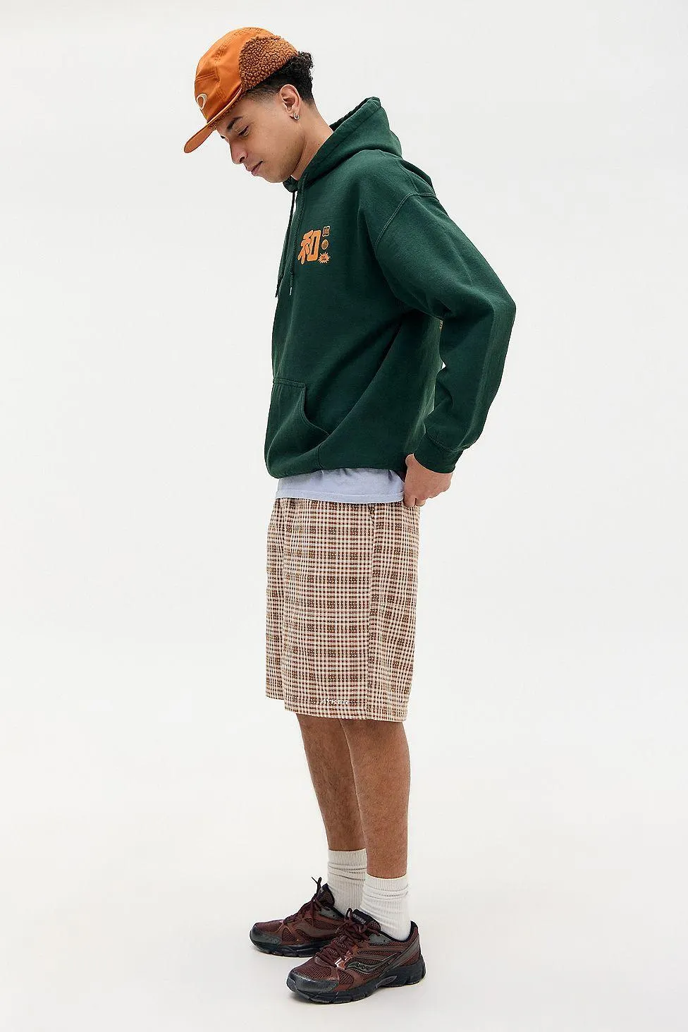 UO Green Fuji Japan Hoodie