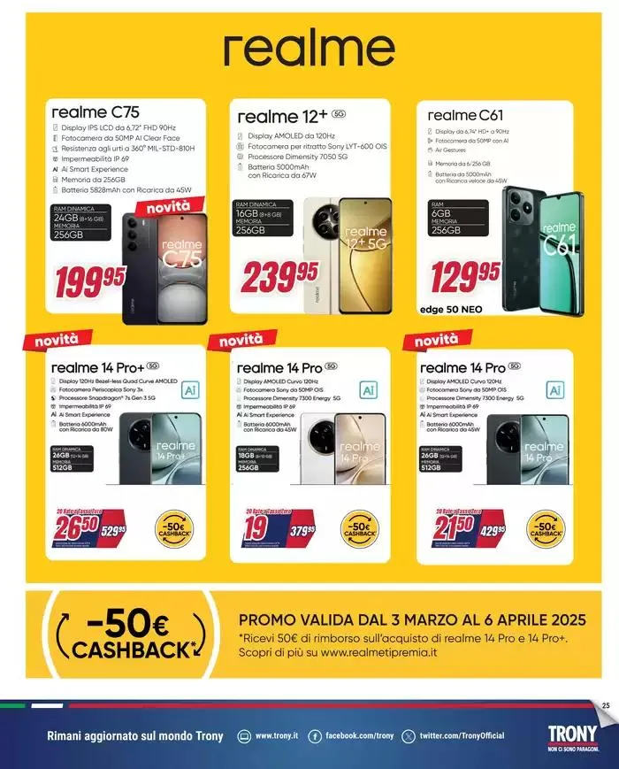 Tasso Zero da Trony! da 20 marzo a 2 aprile di 2025 - Pagina del volantino 25