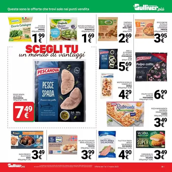 Scegli tu un mondo di vantaggi da 7 marzo a 17 marzo di 2025 - Pagina del volantino 25