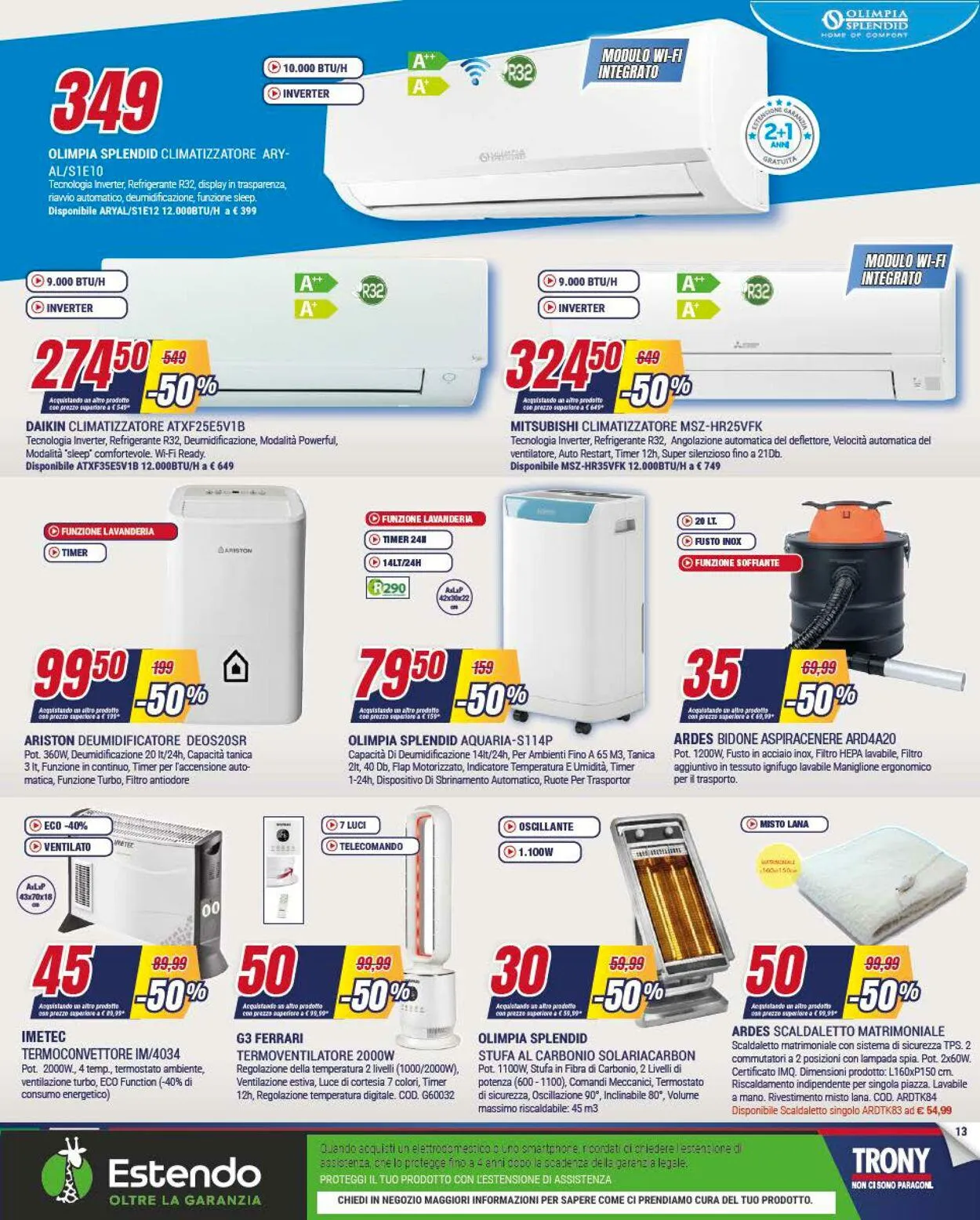 Trony - Palermo Volantino attuale da 30 novembre a 24 dicembre di 2023 - Pagina del volantino 13
