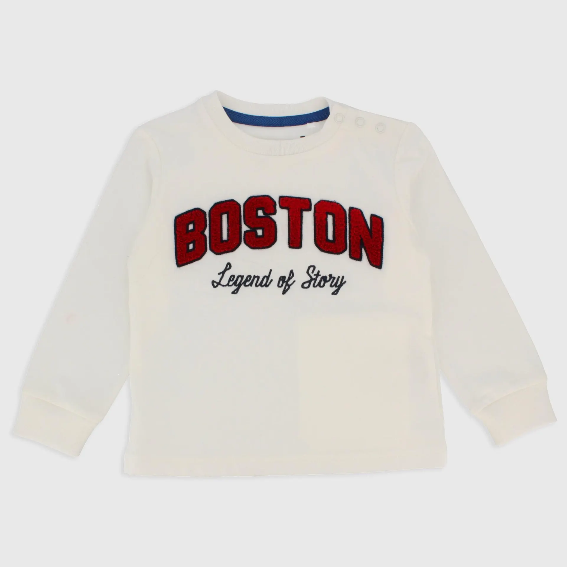 Maglietta in jersey da bambino, bianco