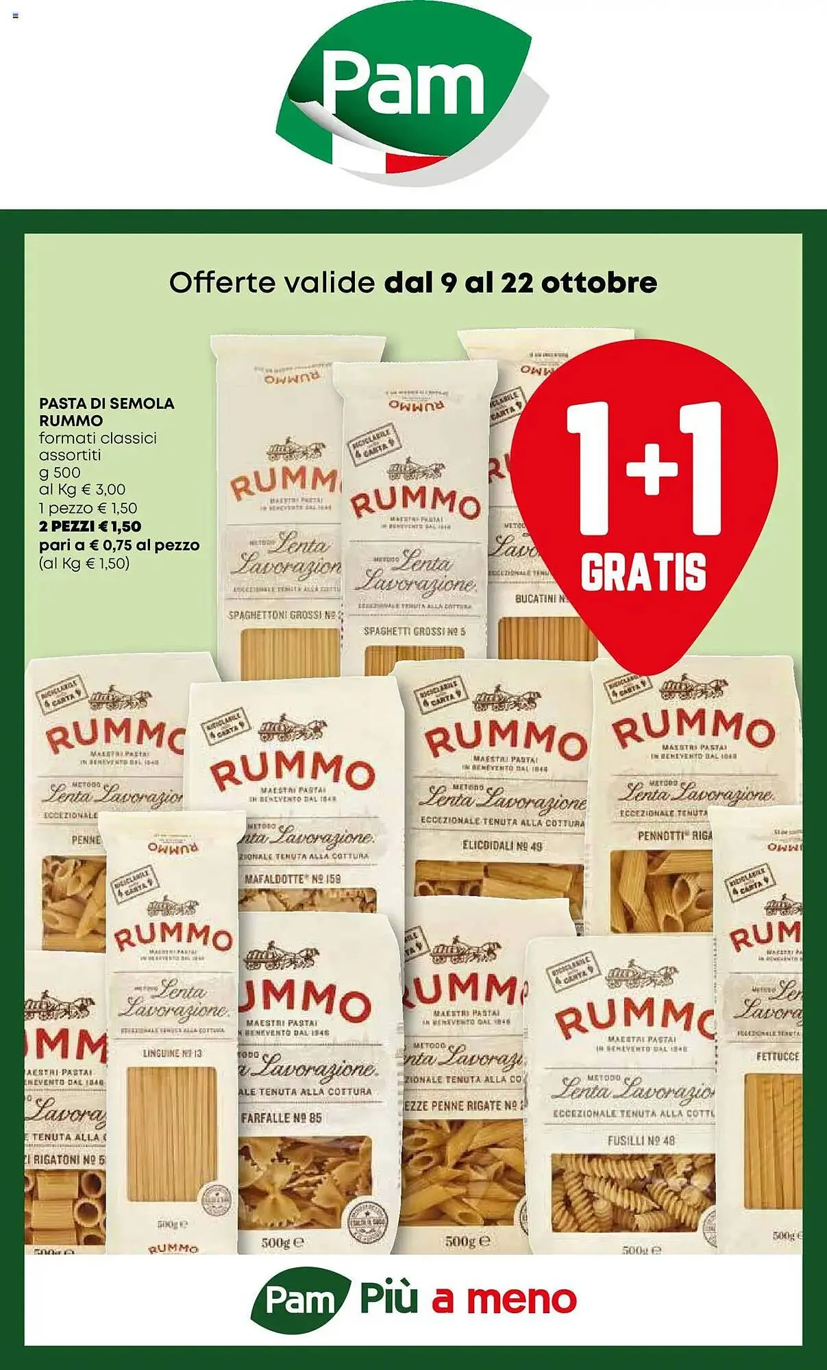Volantino Pam da 9 ottobre a 22 ottobre di 2025 - Pagina del volantino 1