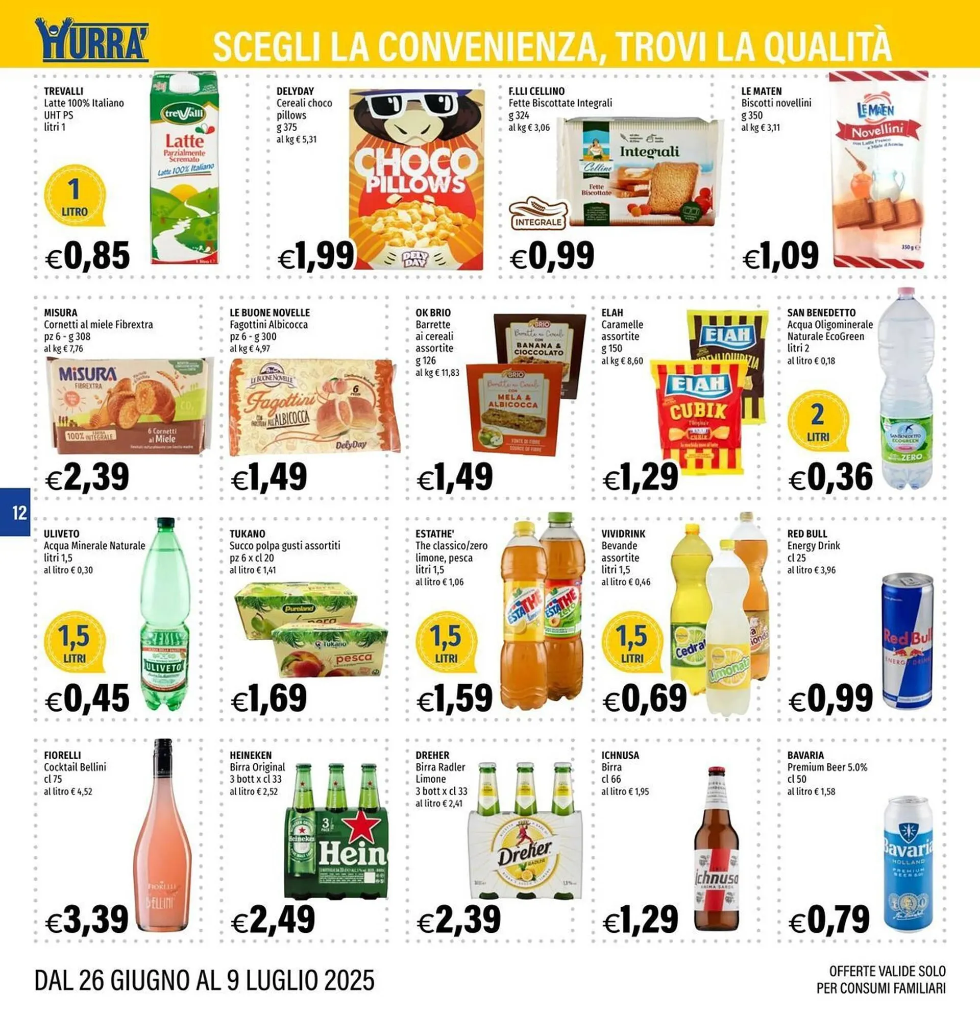 Volantino Hurrà da 26 giugno a 9 luglio di 2025 - Pagina del volantino 12