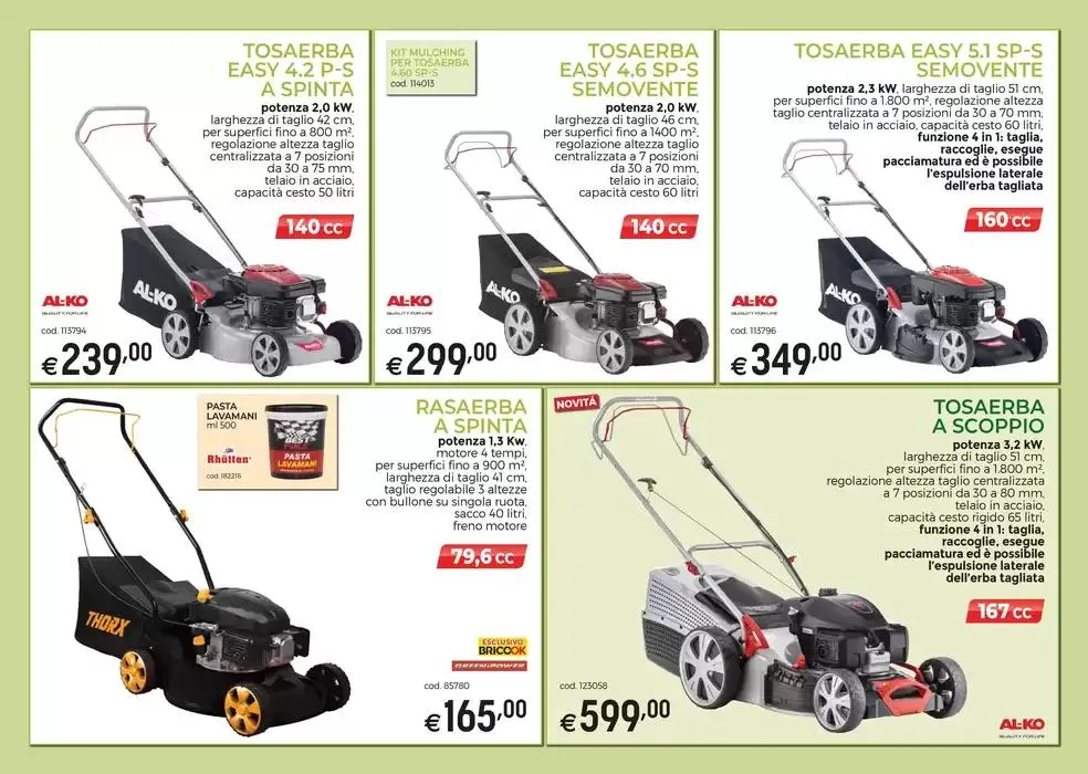 Macchine da giardino da 19 marzo a 22 settembre di 2025 - Pagina del volantino 7