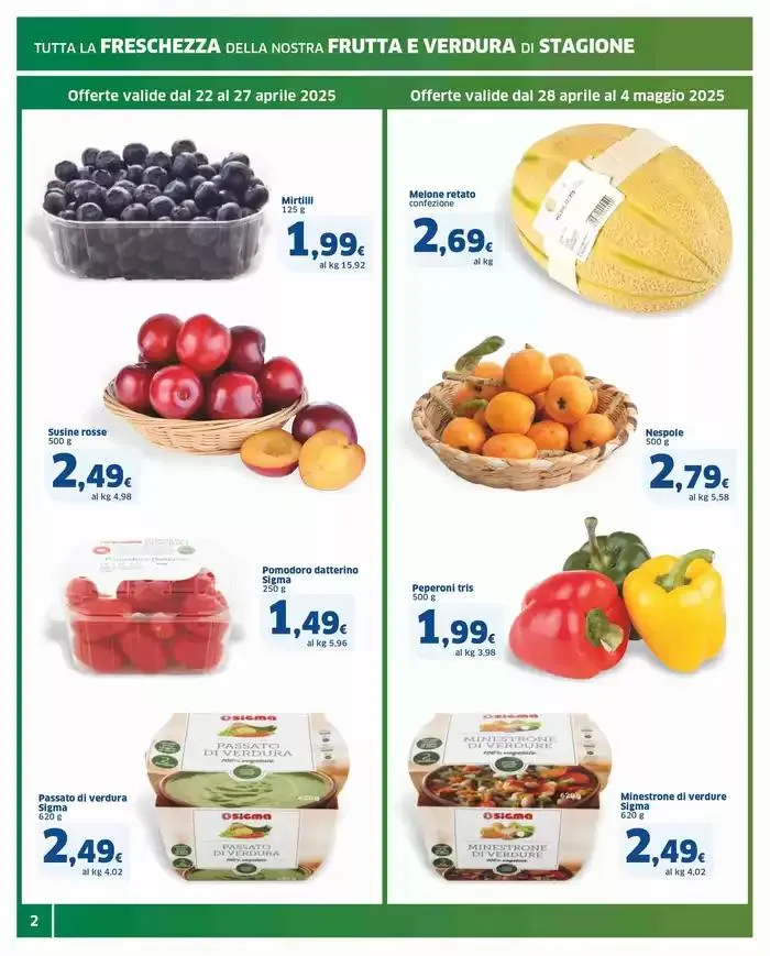 Sconti che volano alto da 22 aprile a 4 maggio di 2025 - Pagina del volantino 2