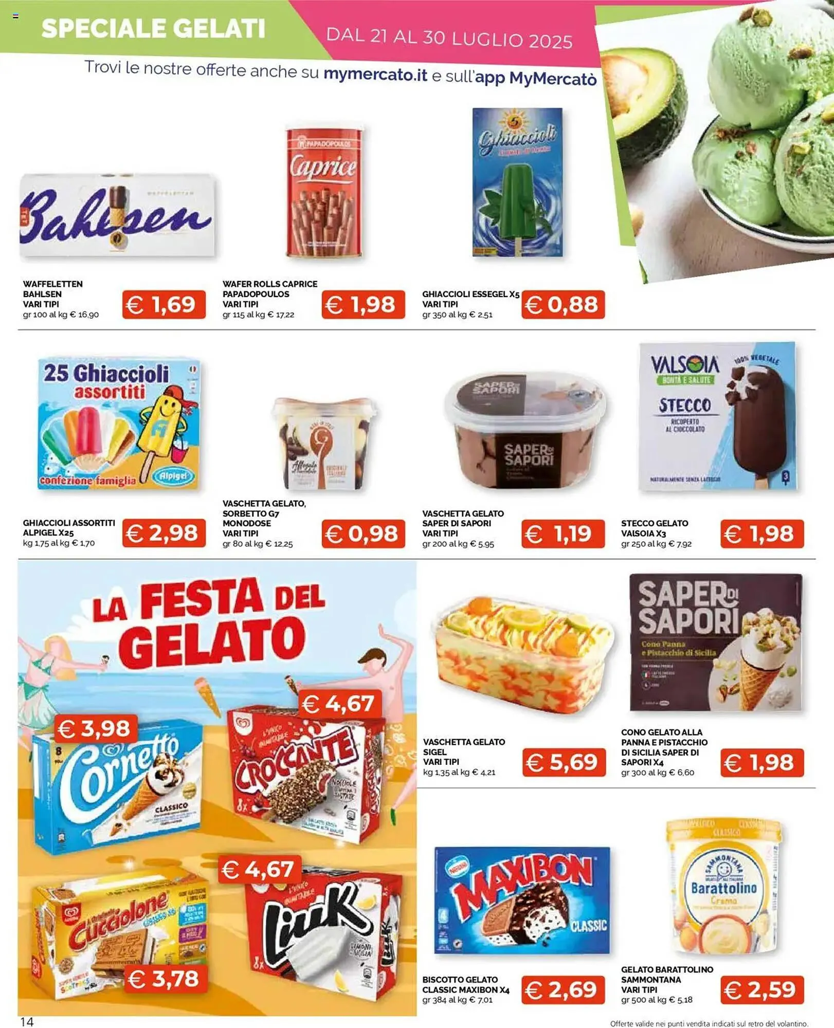 Volantino Mercatò Extra da 21 luglio a 30 luglio di 2025 - Pagina del volantino 14