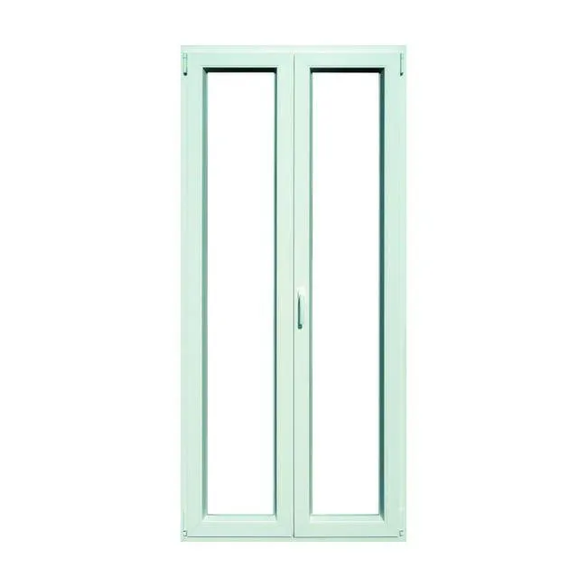 Portafinestra in PVC bianco L 100 x H 220 cm, 2 ante apertura a destra Vedi i dettagli del prodotto