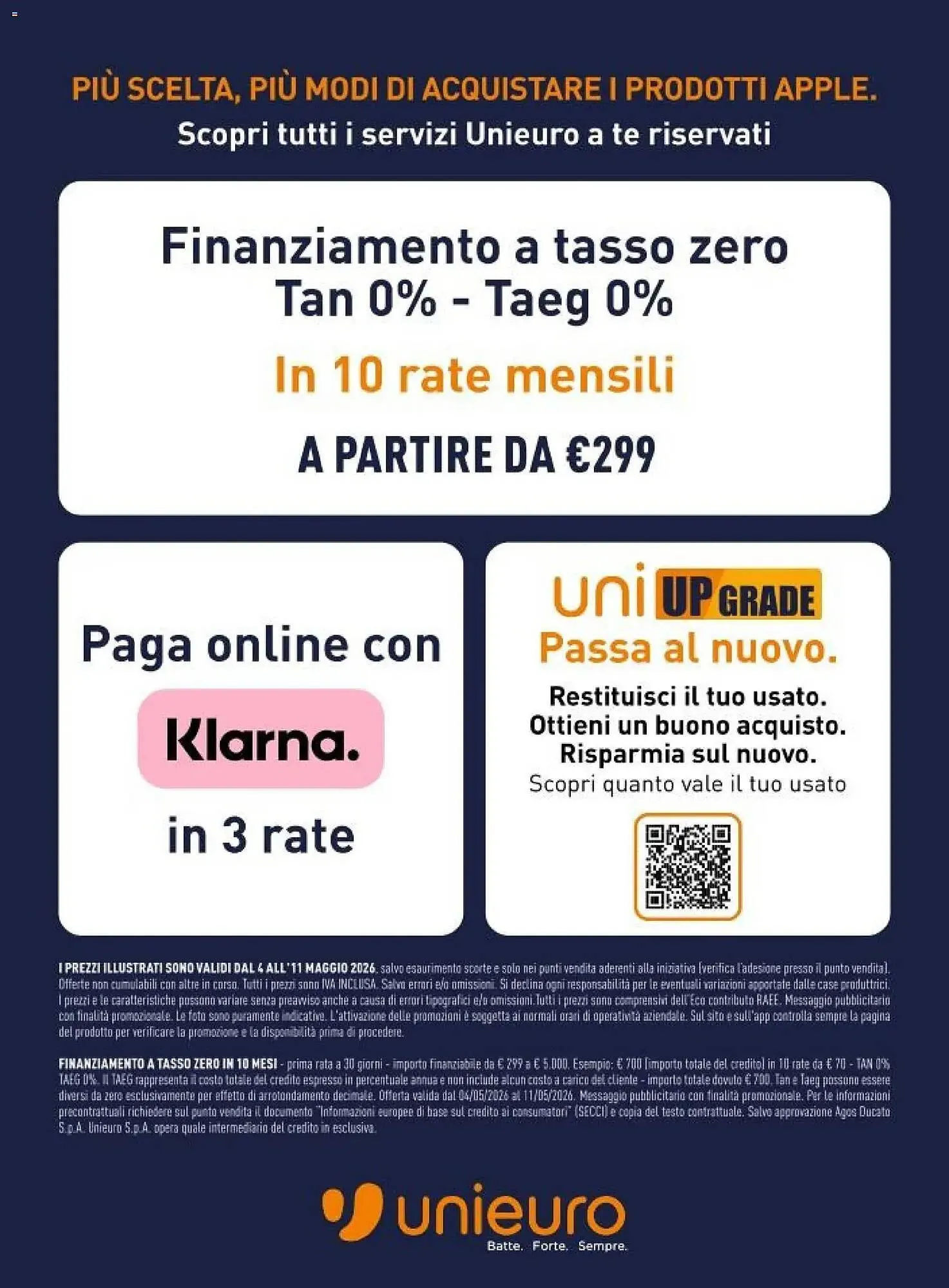 Volantino Unieuro da 4 maggio a 11 maggio di 2026 - Pagina del volantino 14