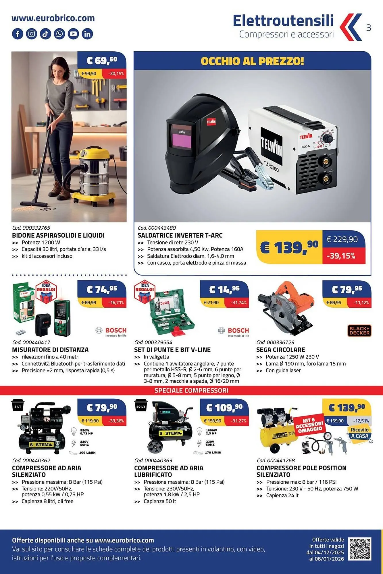 Volantino Eurobrico da 4 dicembre a 6 gennaio di 2026 - Pagina del volantino 3