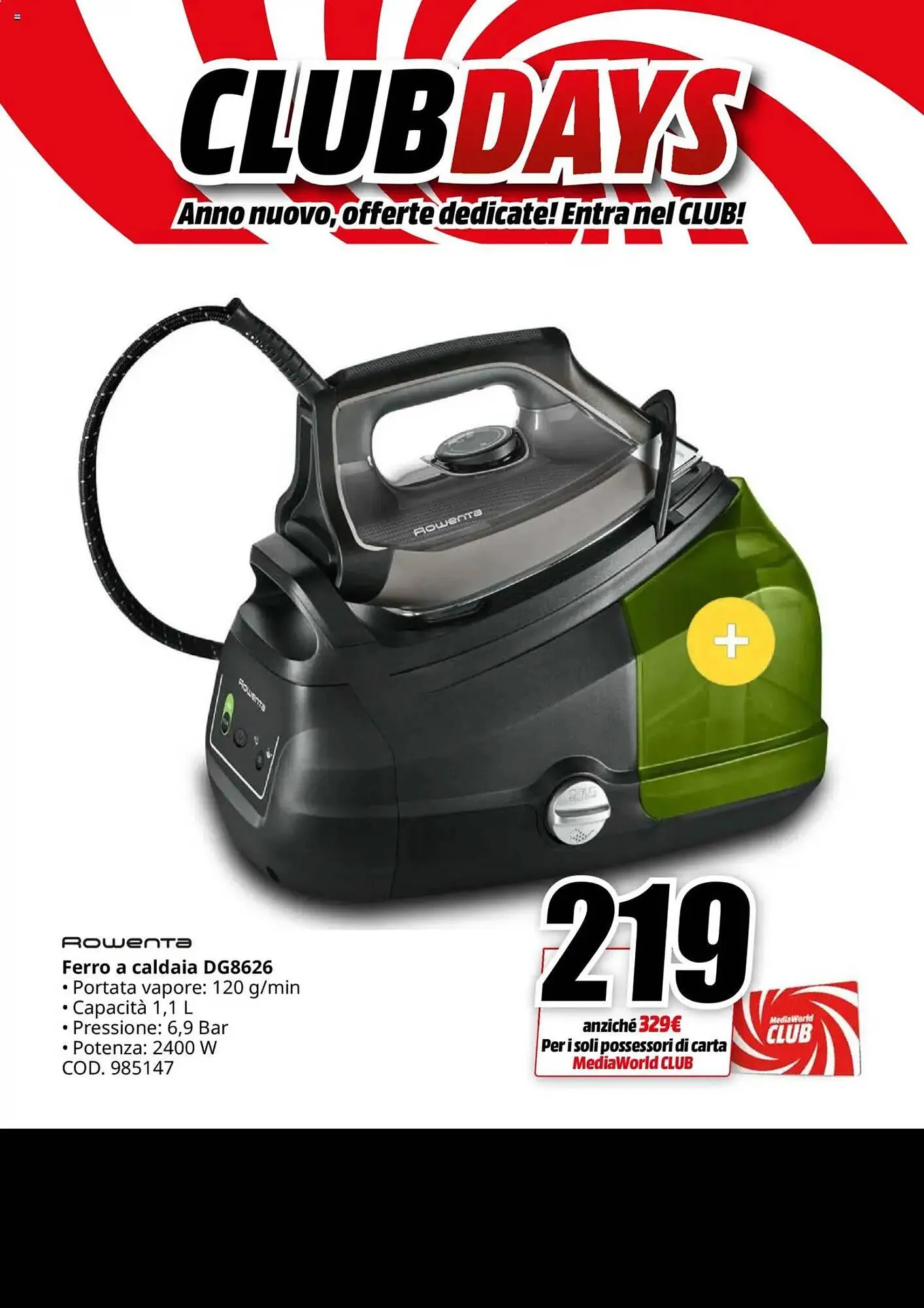 Volantino MediaWorld da 26 dicembre a 3 gennaio di 2025 - Pagina del volantino 40