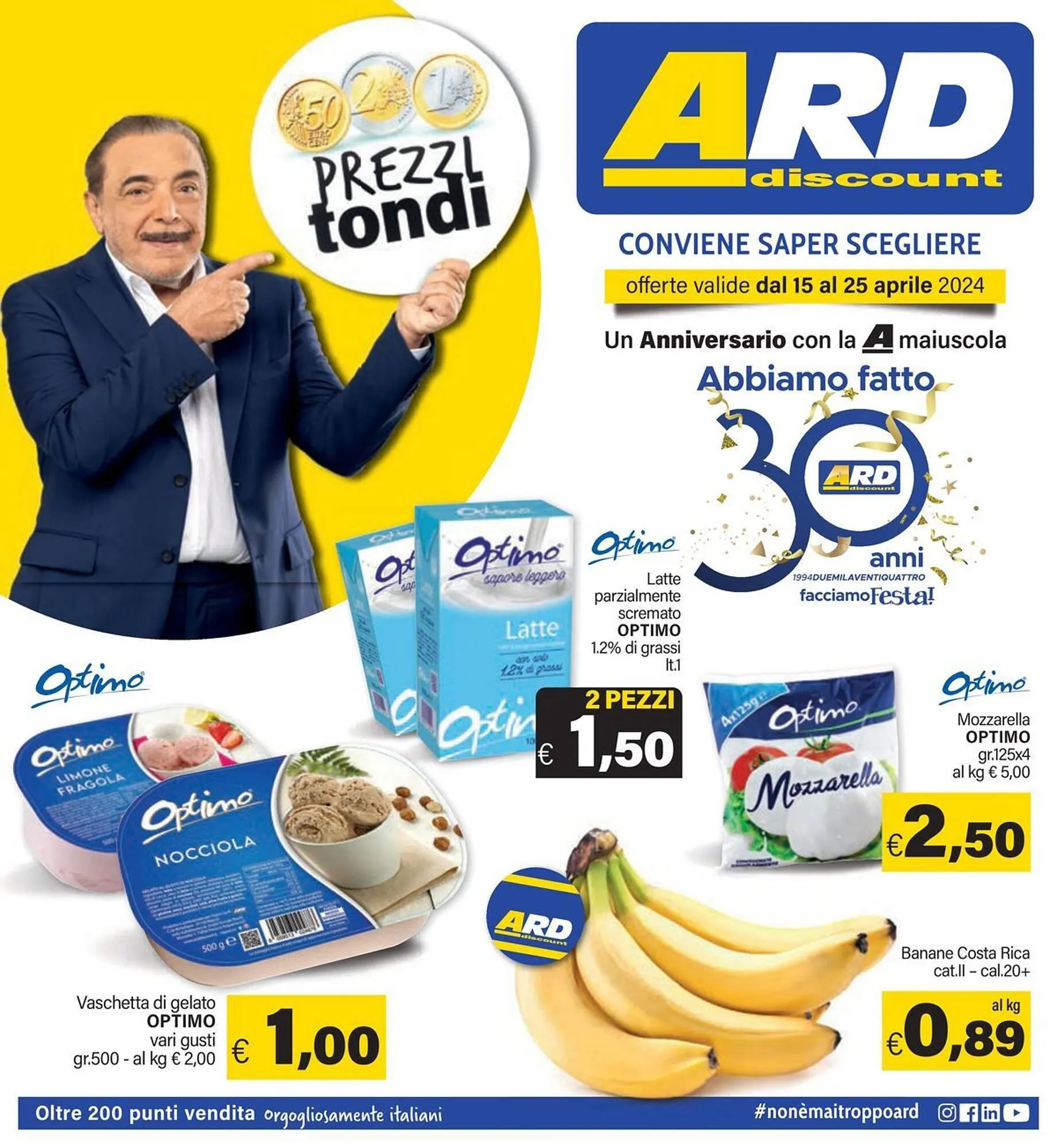 Volantino Ard Discount da 15 aprile a 25 aprile di 2024 - Pagina del volantino 1