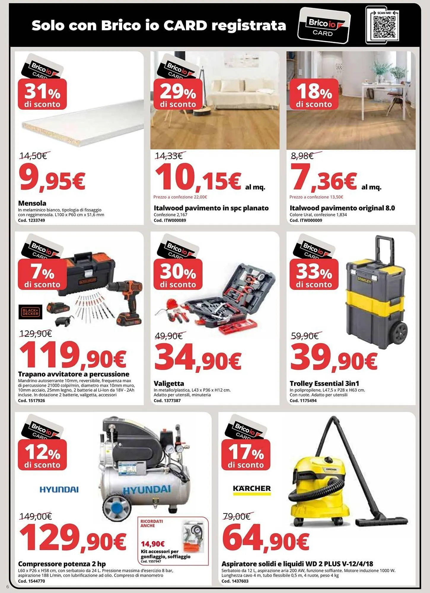 Volantino Brico Io da 6 novembre a 23 novembre di 2025 - Pagina del volantino 6