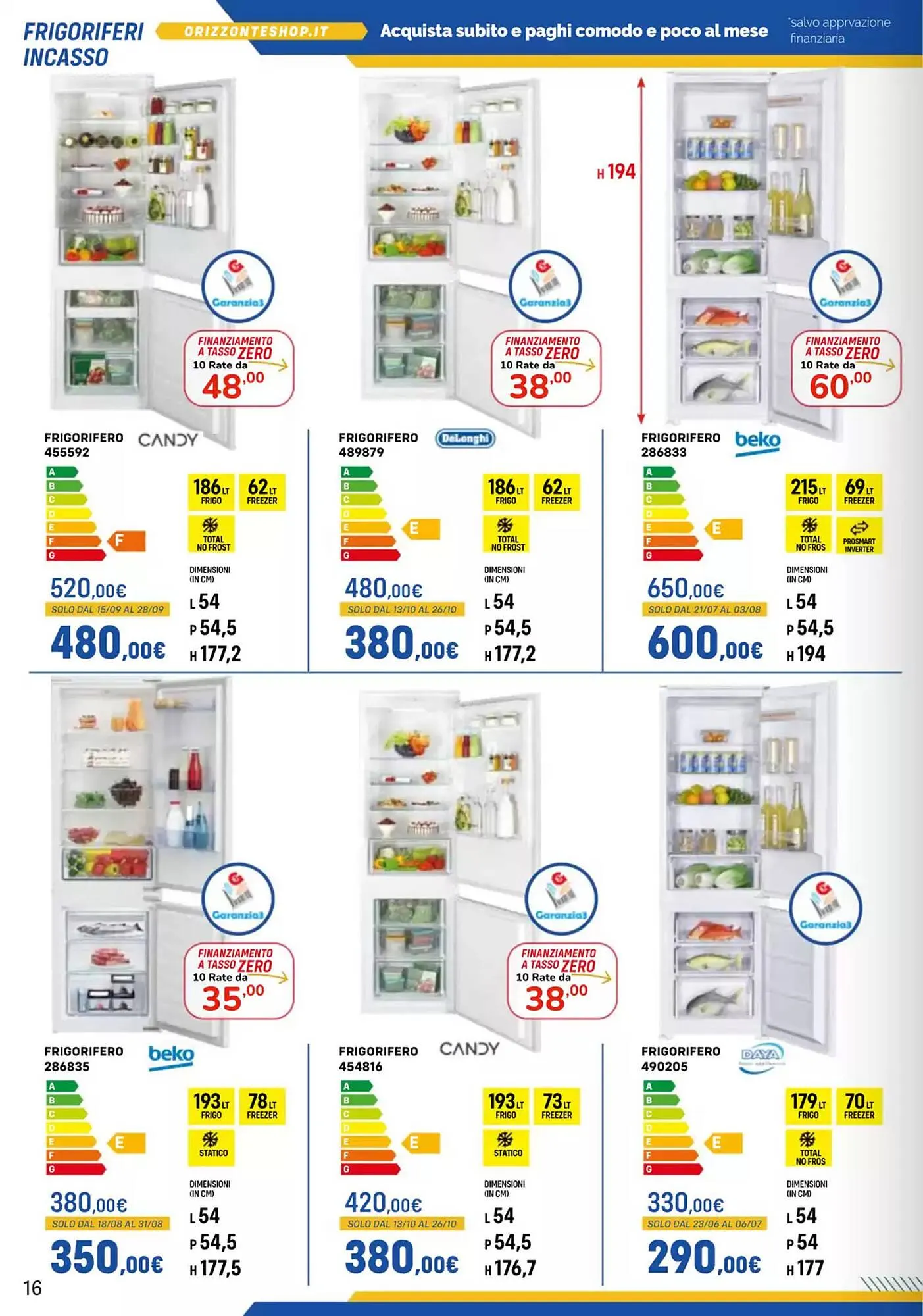 Volantino Orizzonte da 9 maggio a 12 ottobre di 2025 - Pagina del volantino 16