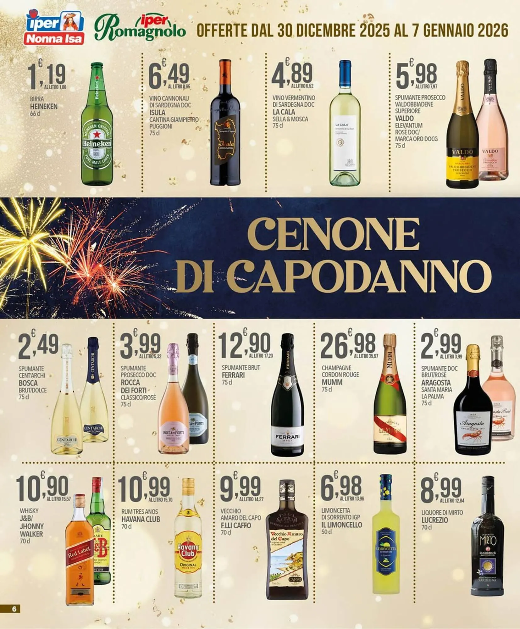 Volantino Iper Romagnolo da 30 dicembre a 7 gennaio di 2026 - Pagina del volantino 6
