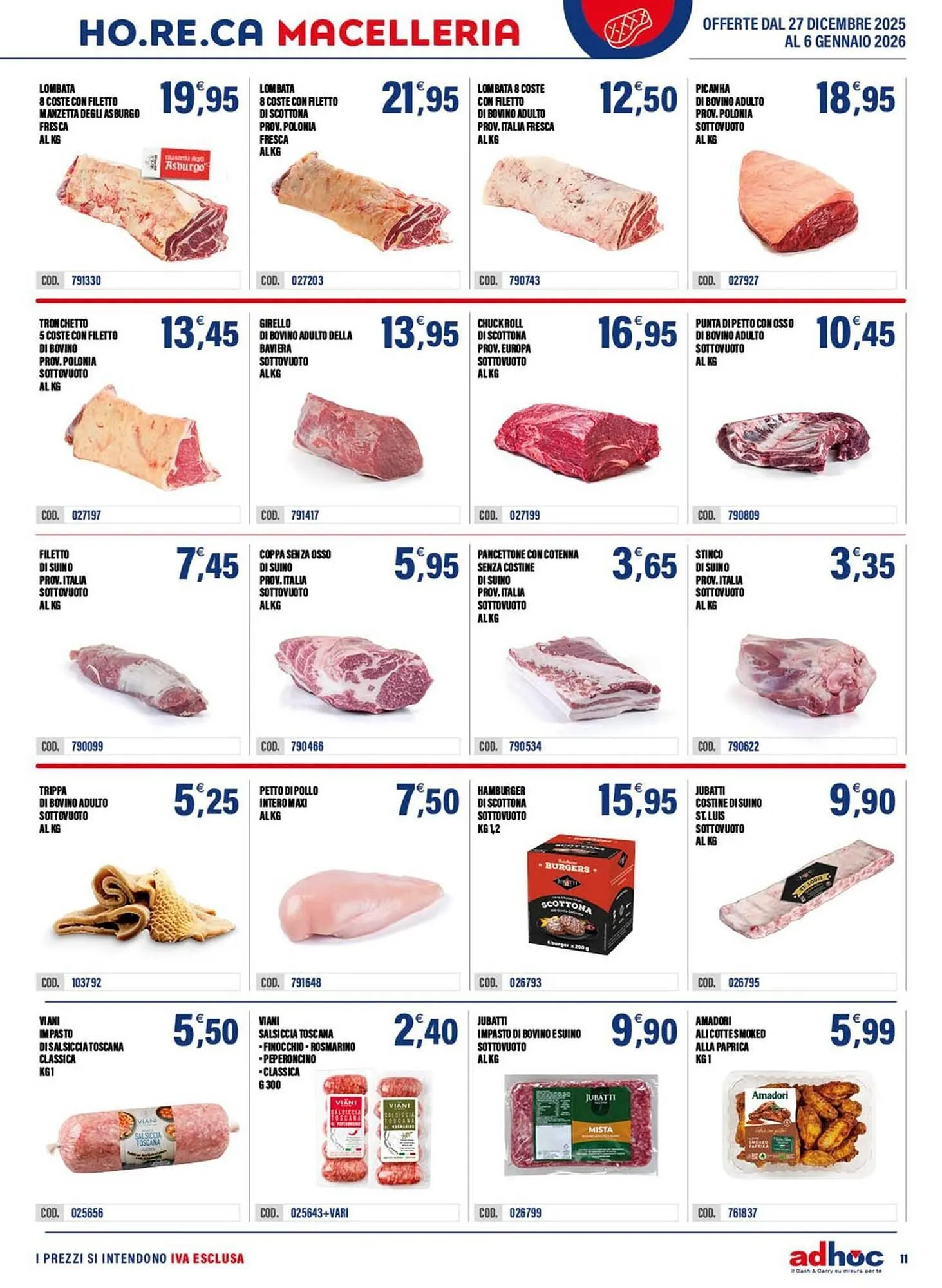 Volantino Adhoc da 29 dicembre a 6 gennaio di 2026 - Pagina del volantino 11