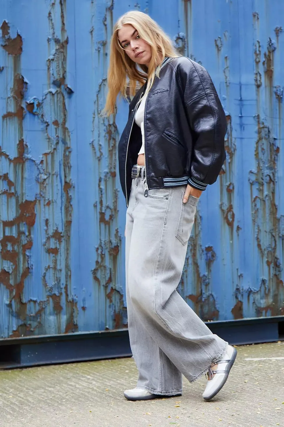 iets frans... Embossed Varsity Jacket