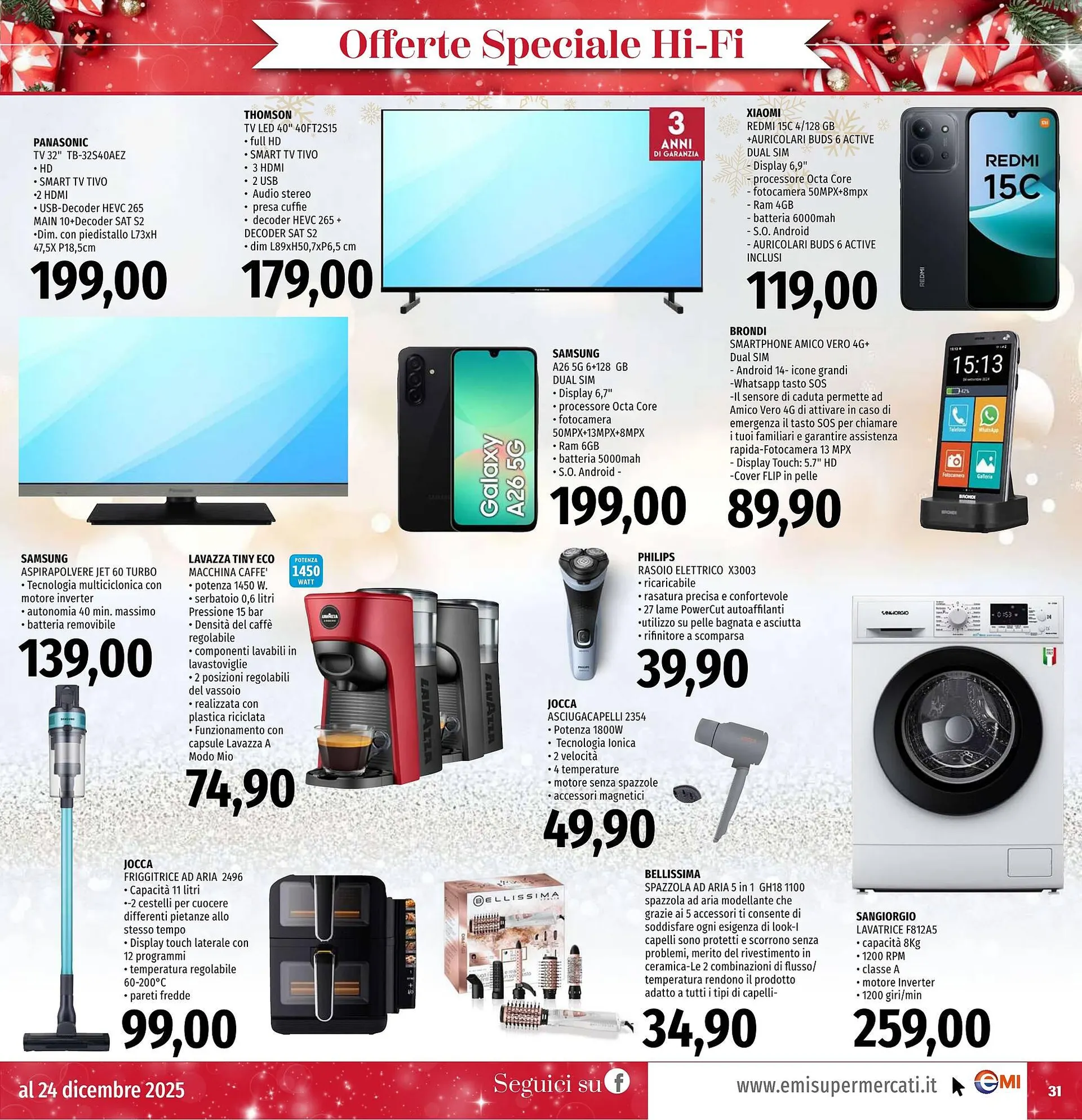 Volantino Emi Supermercati da 11 dicembre a 24 dicembre di 2025 - Pagina del volantino 31