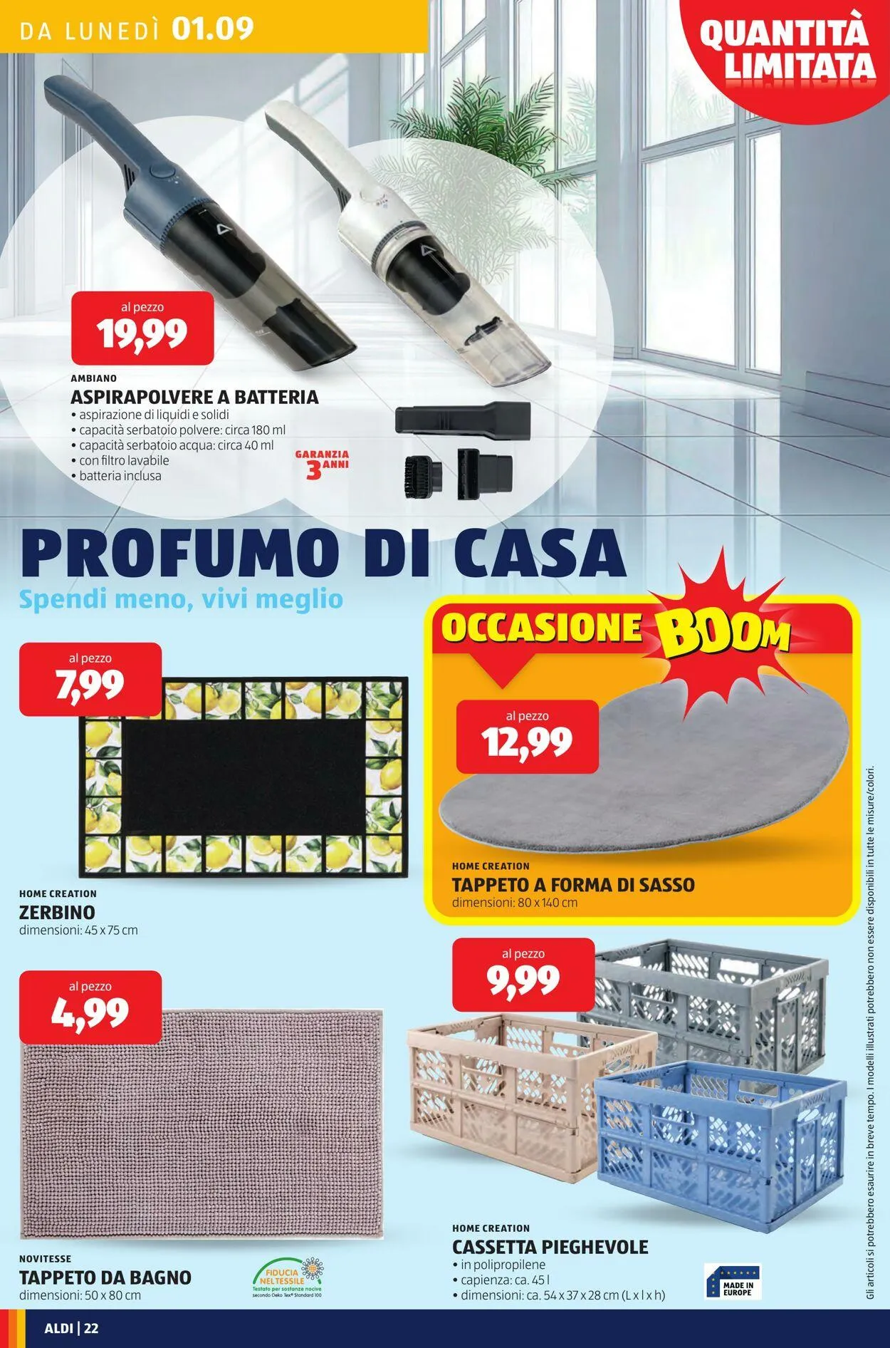 Aldi Volantino attuale da 1 settembre a 7 settembre di 2025 - Pagina del volantino 22