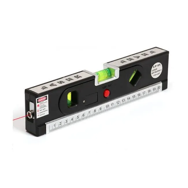 Livello di alta precisione, guida filo a infrarossi, livello laser nero(24.5*5.5*2.5cm)
