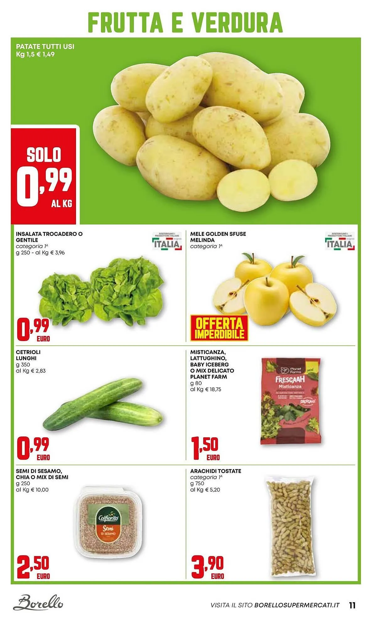 Volantino Borello Supermercati da 6 novembre a 19 novembre di 2025 - Pagina del volantino 11