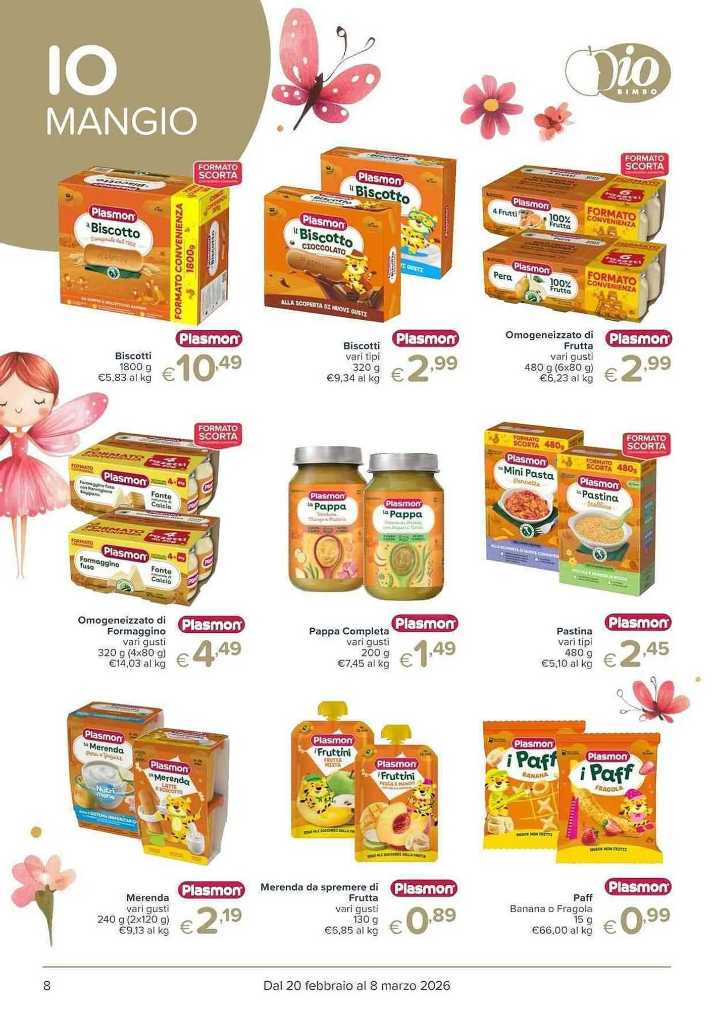 Volantino Io Bimbo da 20 febbraio a 8 marzo di 2026 - Pagina del volantino 8