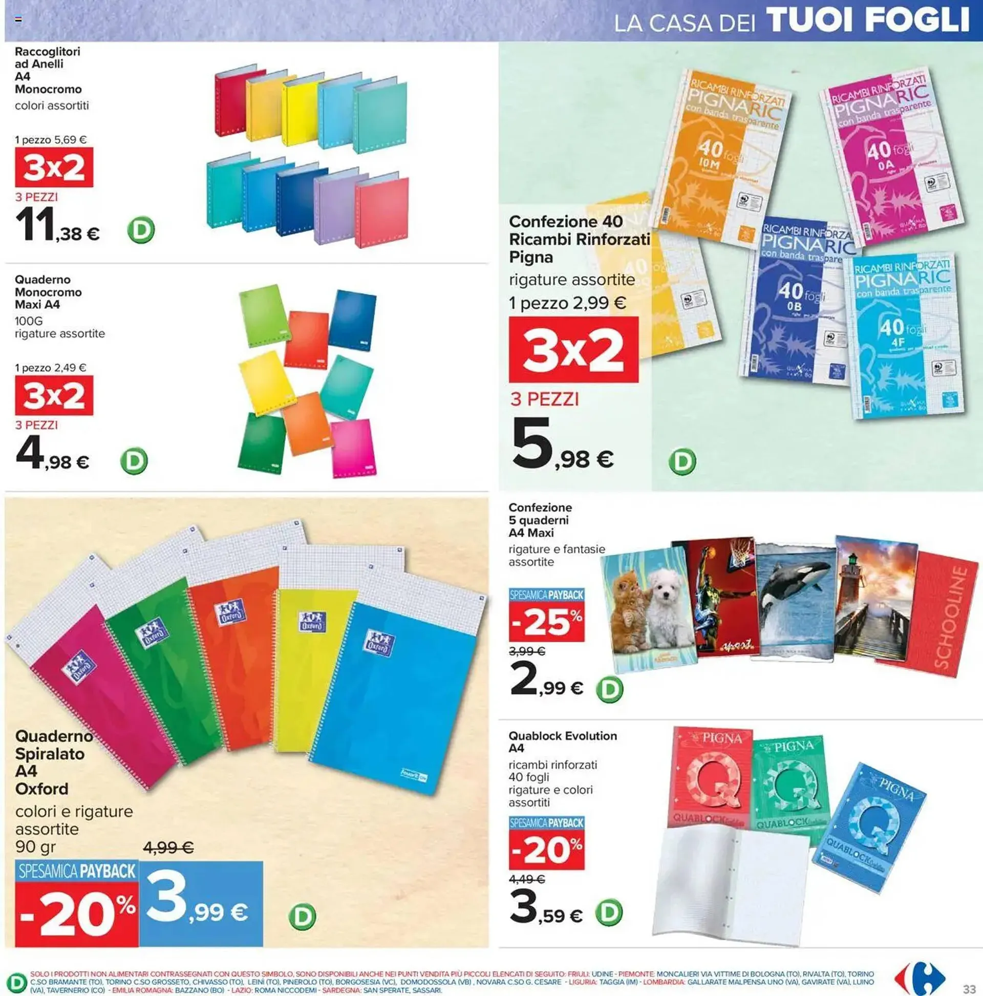 Volantino Carrefour Iper da 5 settembre a 14 settembre di 2025 - Pagina del volantino 33